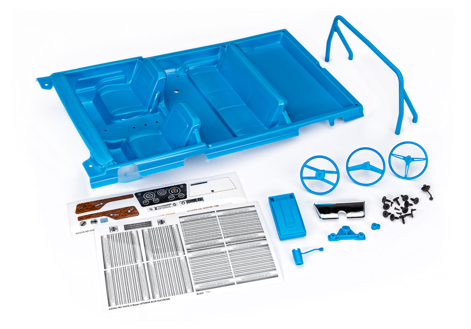 9114-BLUE - Chevy '69-'72 Interior Kit - Blue