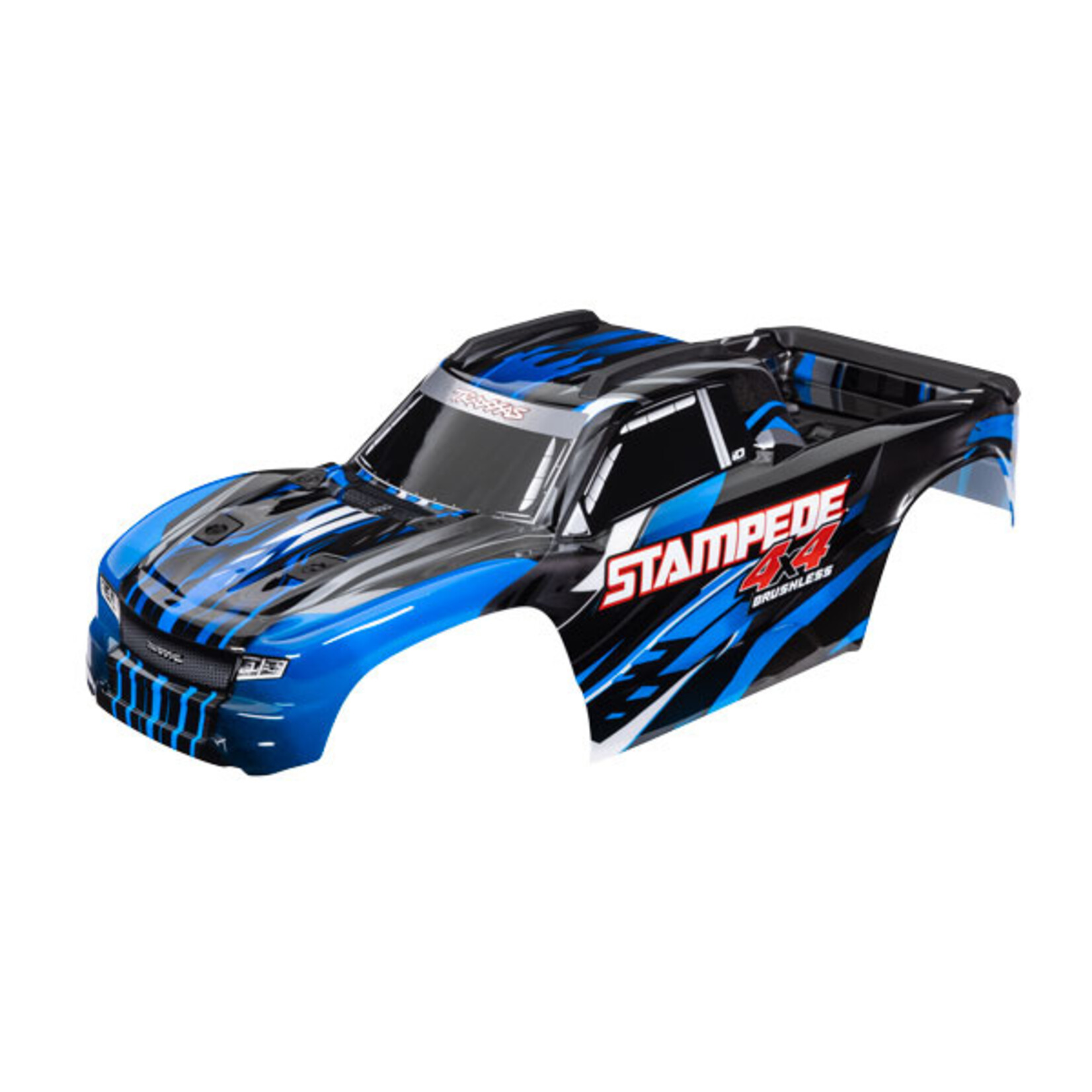 Traxxas 6762-BLUE - Stampede 4x4 BL-2S Body - Blue