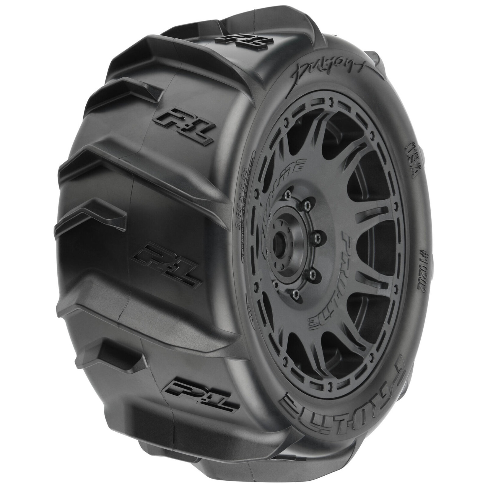 Pro-Line PRO1020211 - Dumont Sand/Snow 5.7”  Mounted Tires, Front & Rear - 24mm