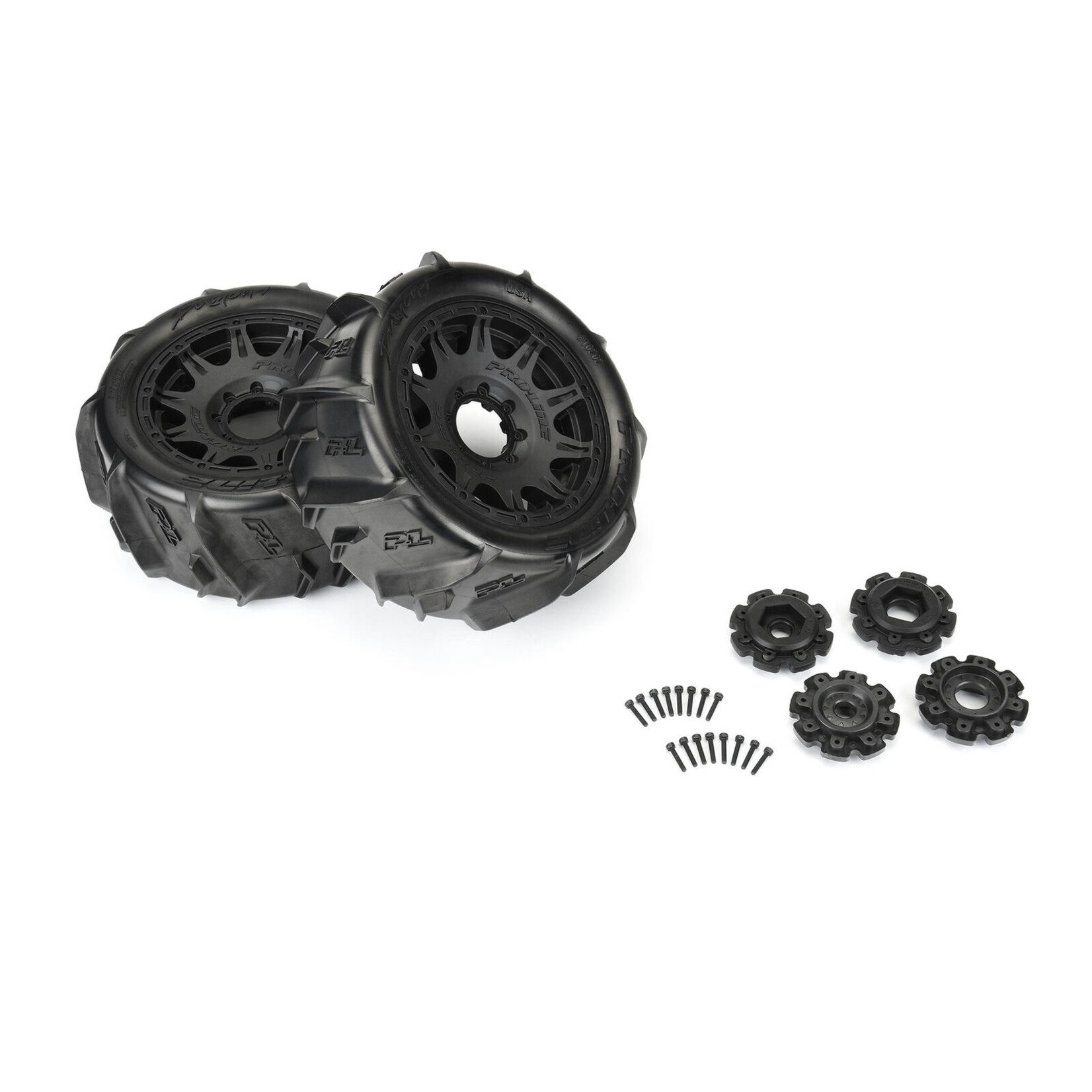 Pro-Line PRO1020211 - Dumont Sand/Snow 5.7”  Mounted Tires, Front & Rear - 24mm