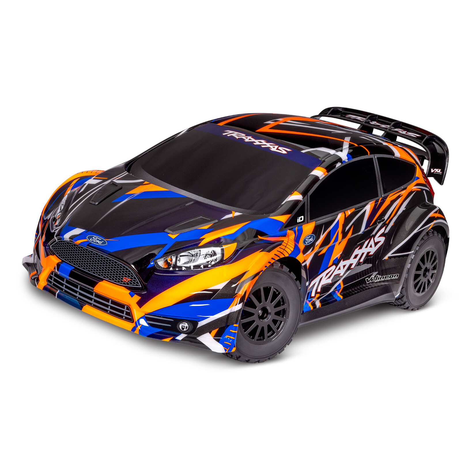 Traxxas TRA 742764ORNG Ford Fiesta ST Rally VXL Orange