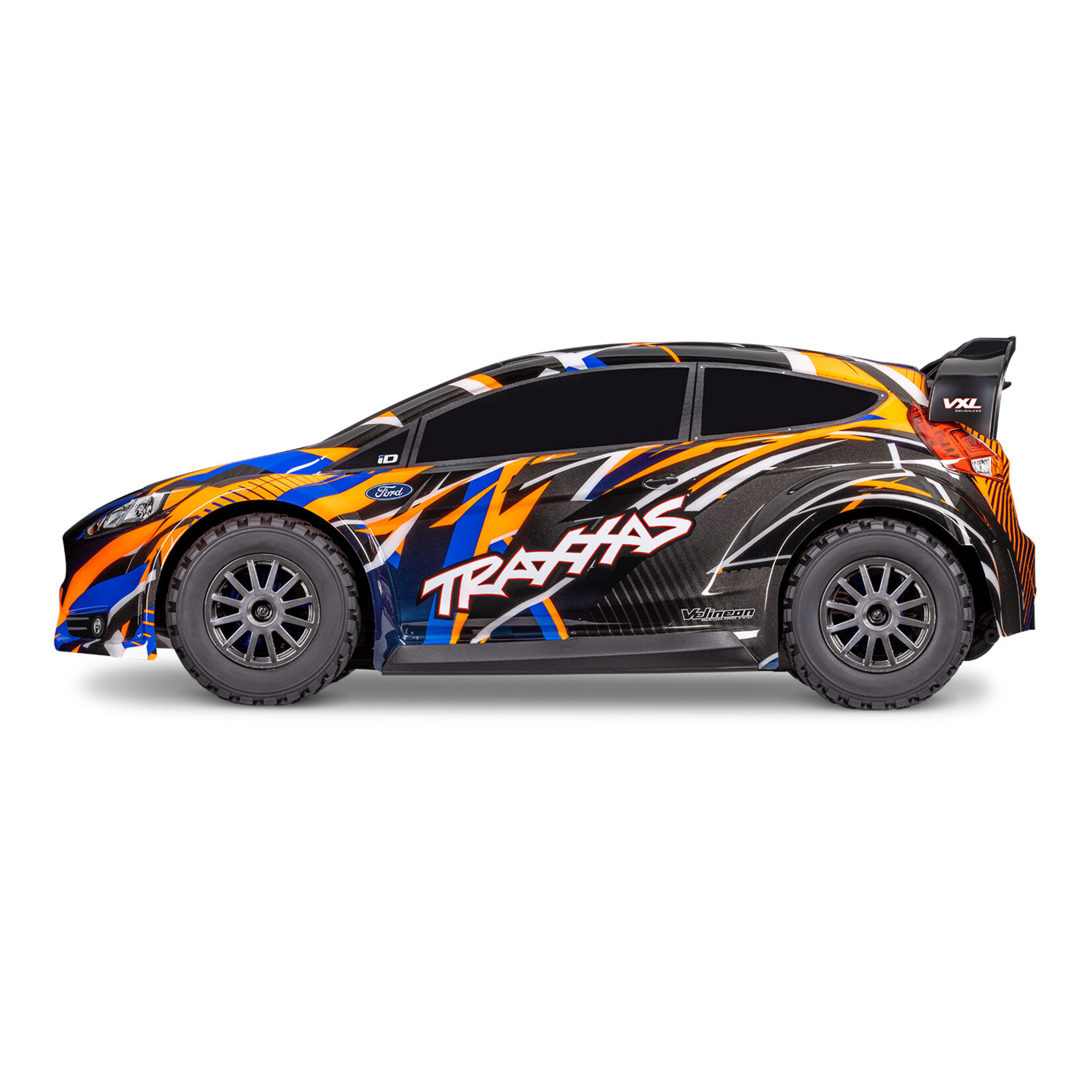 Traxxas TRA 742764ORNG Ford Fiesta ST Rally VXL Orange