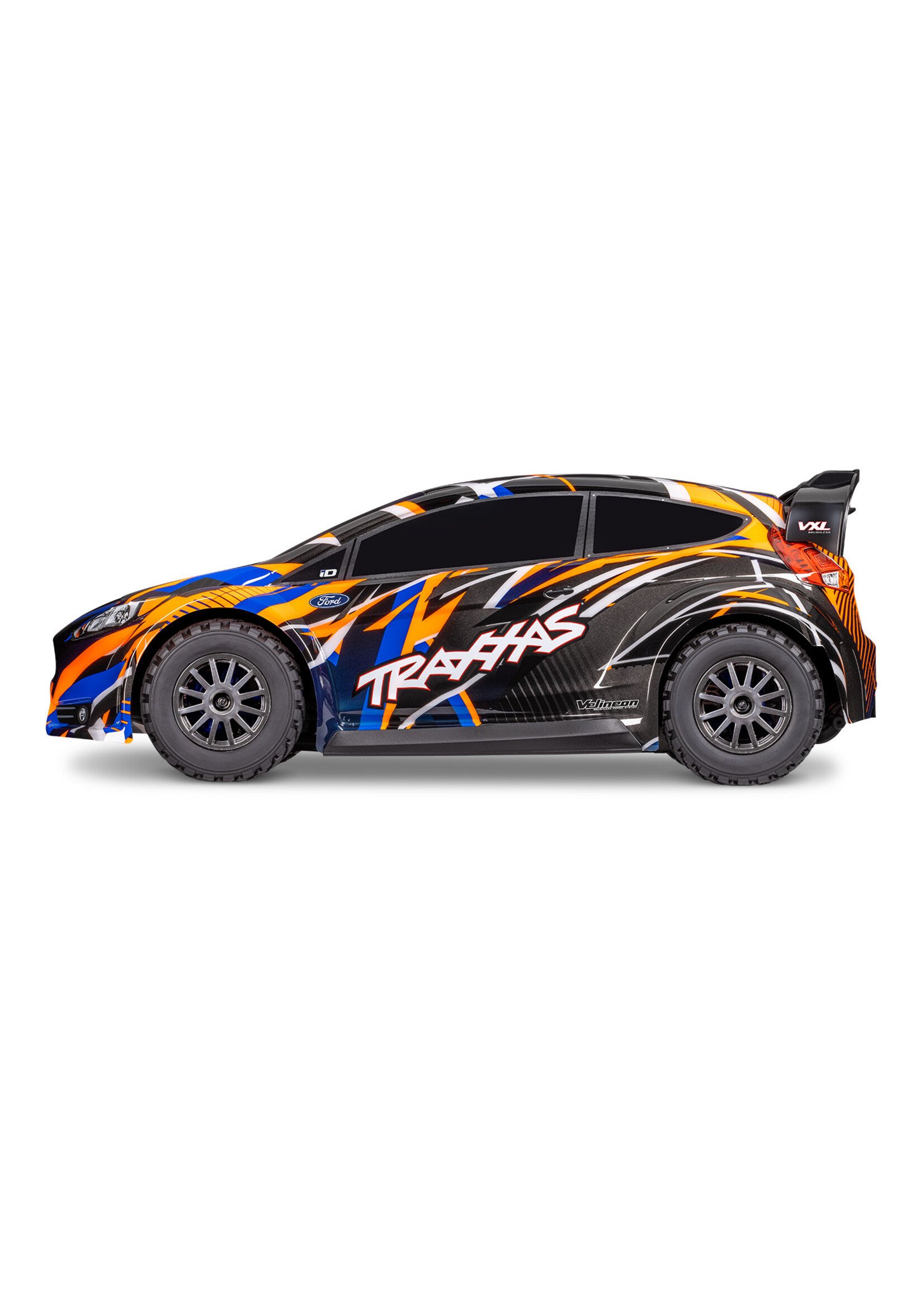 Traxxas TRA 742764ORNG Ford Fiesta ST Rally VXL Orange