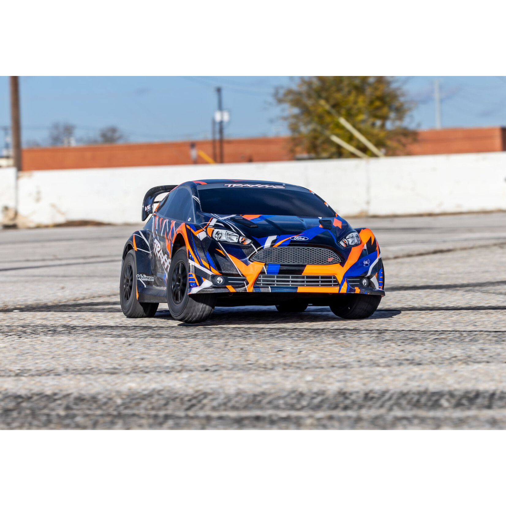 Traxxas TRA 742764ORNG Ford Fiesta ST Rally VXL Orange