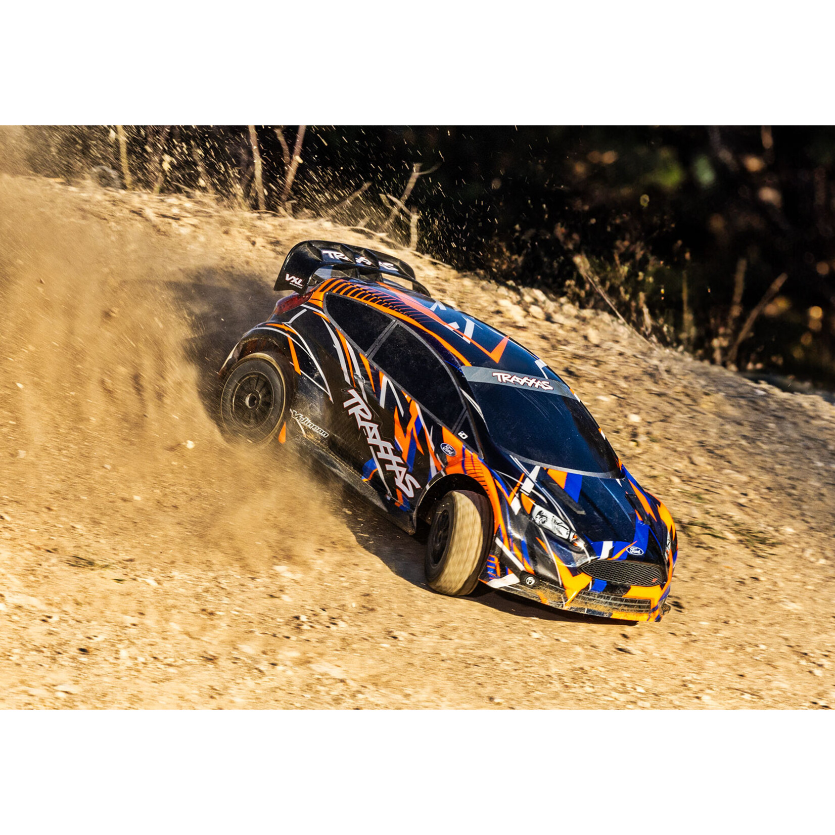 Traxxas TRA 742764ORNG Ford Fiesta ST Rally VXL Orange