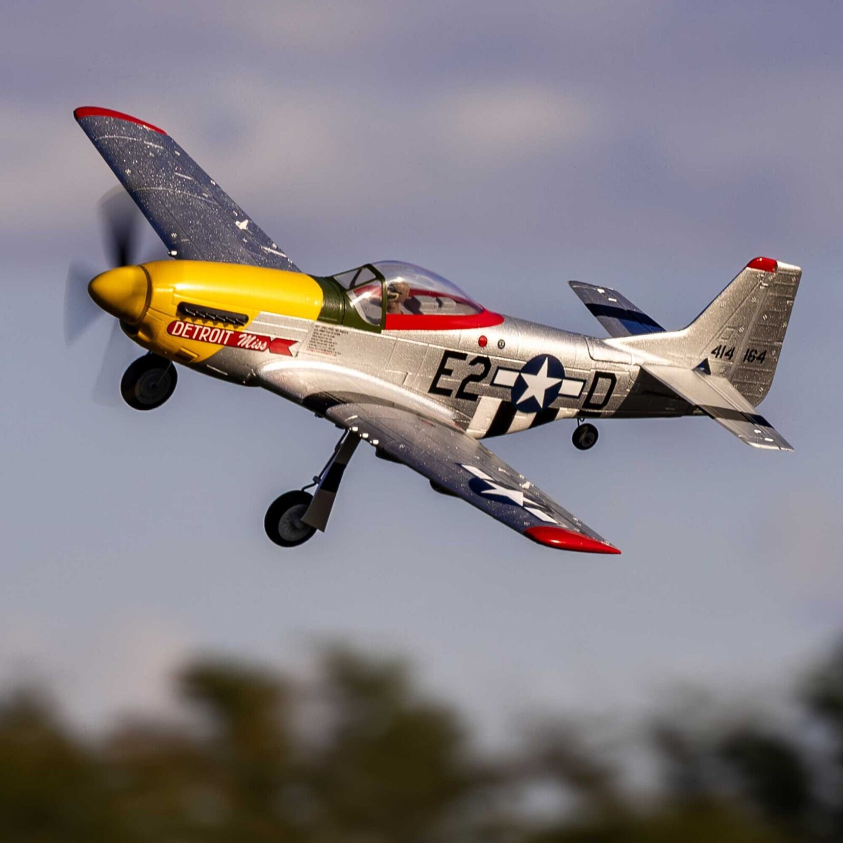 E-flite EFLU7350 - UMX P-51D "Detroit Miss" BNF Basic