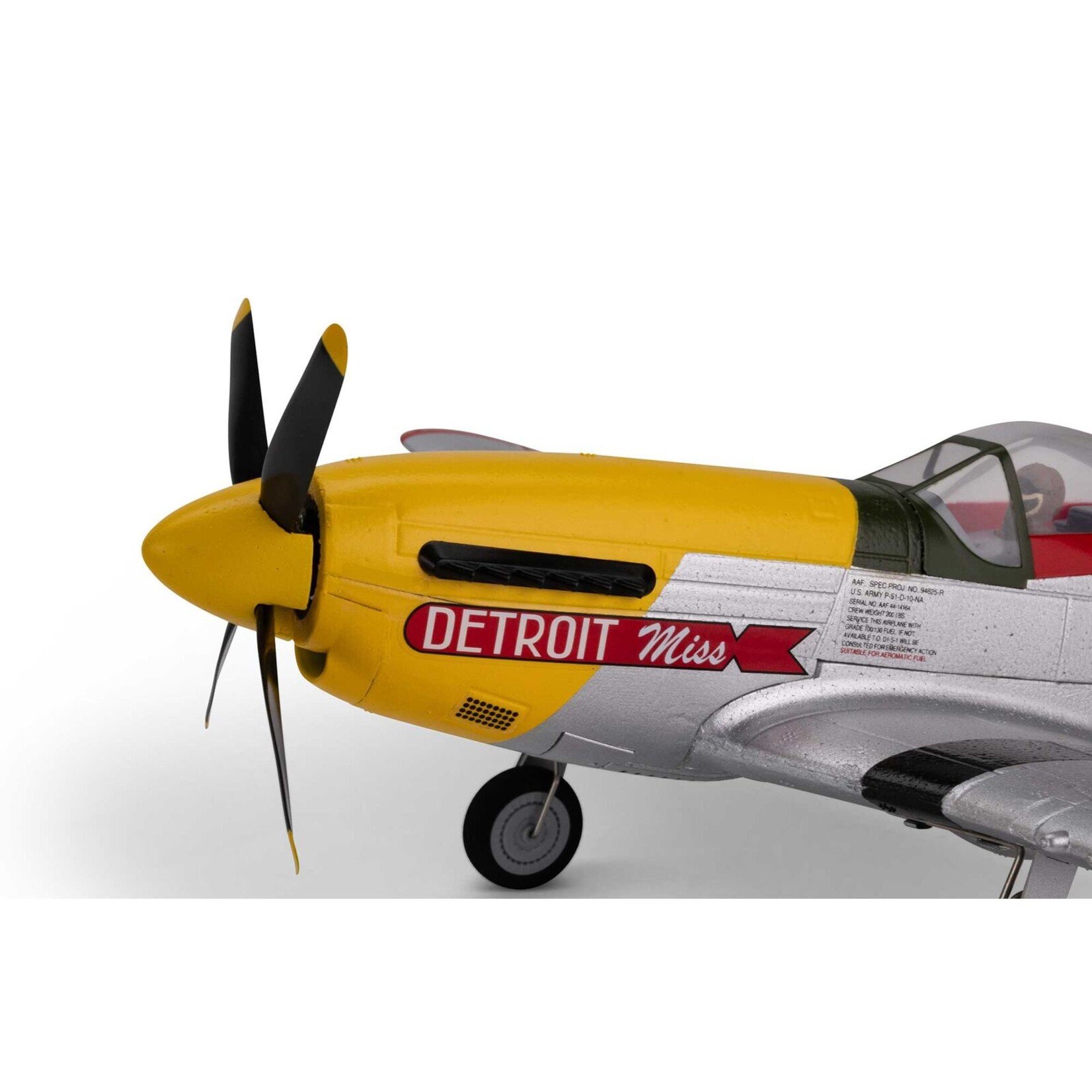 E-flite EFLU7350 - UMX P-51D "Detroit Miss" BNF Basic