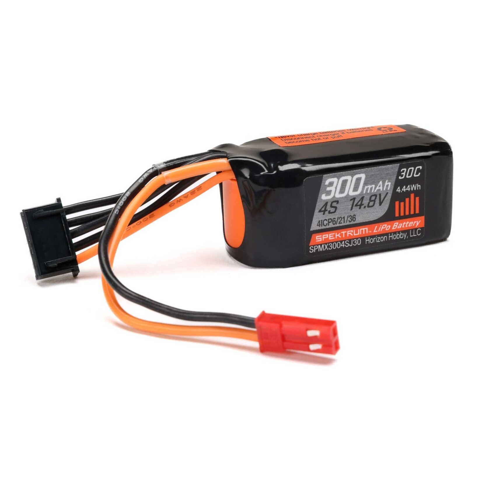 Spektrum SPMX3004SJ30 - 4S 14.8V 300mAh 30C LiPo Battery