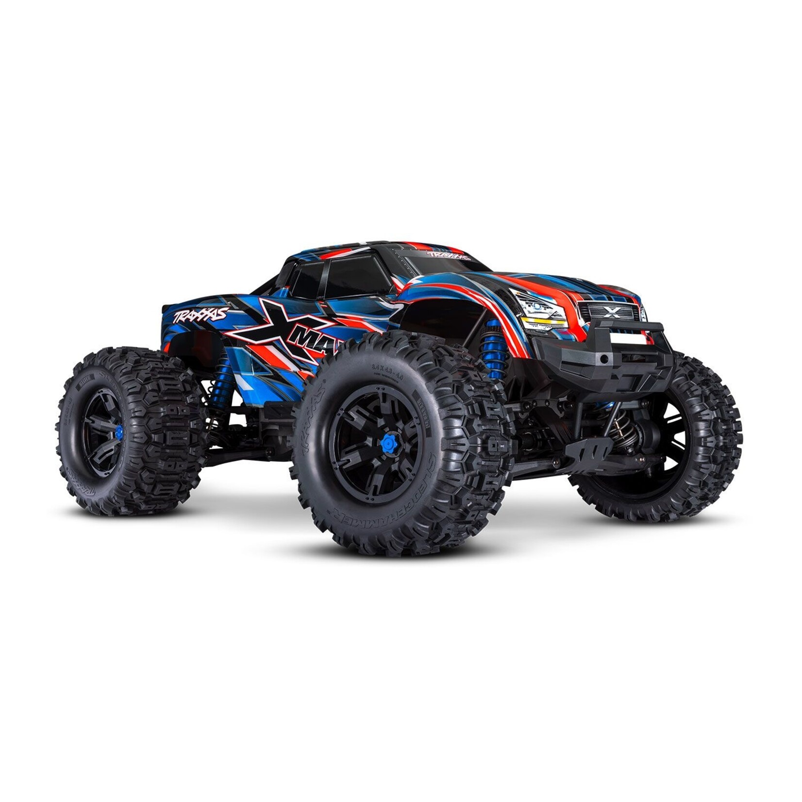 Traxxas 770964BLUE - X-Maxx 8S ESC Belted Monster Truck - Blue