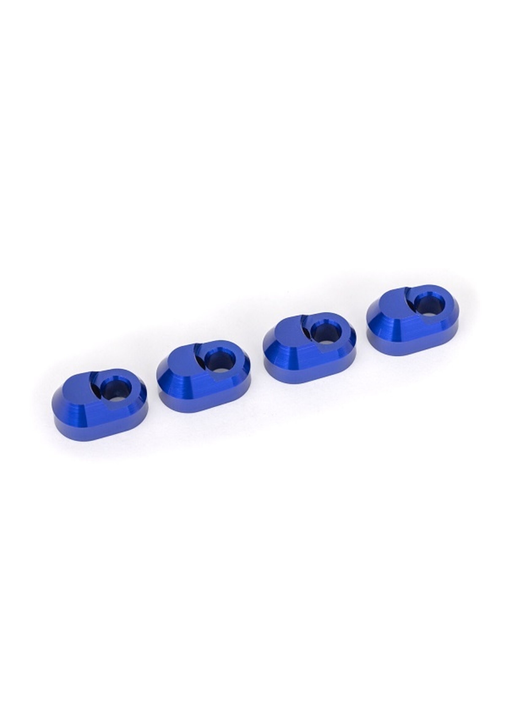 Traxxas 7743-BLUE - Aluminum Suspension Pin Retainer - Blue
