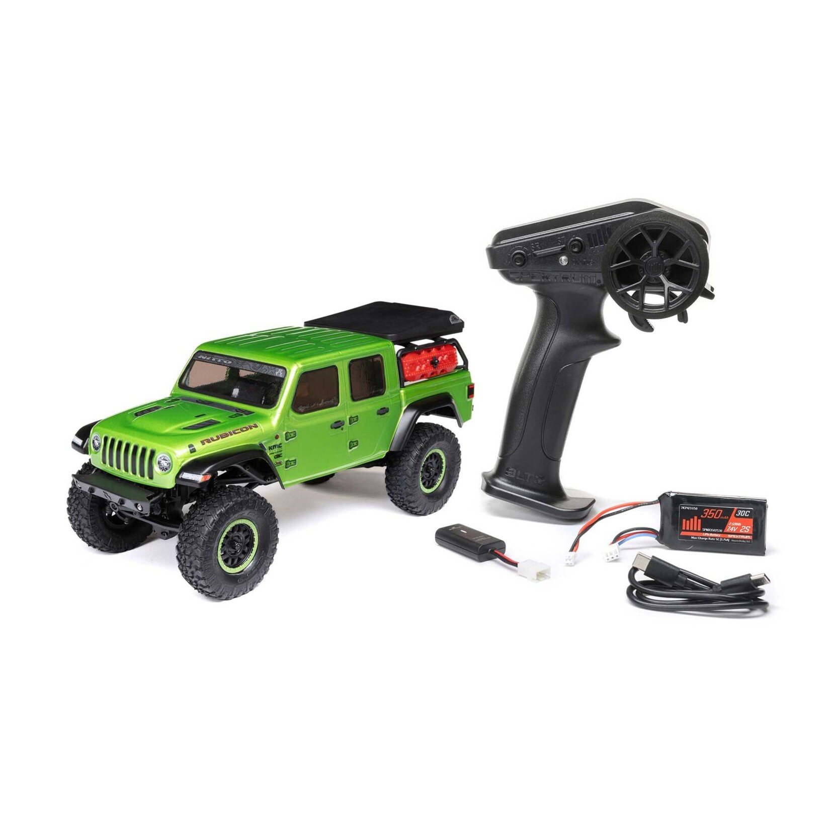 Axial 1/24 SCX24 Jeep Gladiator 4WD Rock Crawler, RTR - Green