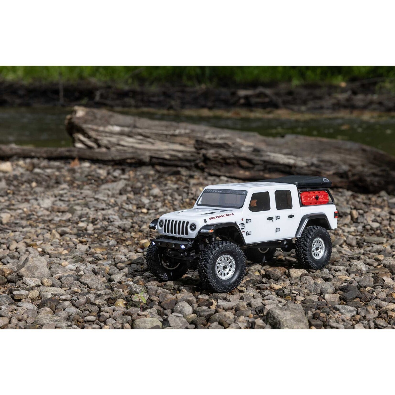 Axial 1/24 SCX24 Jeep Gladiator 4WD Rock Crawler, RTR - White