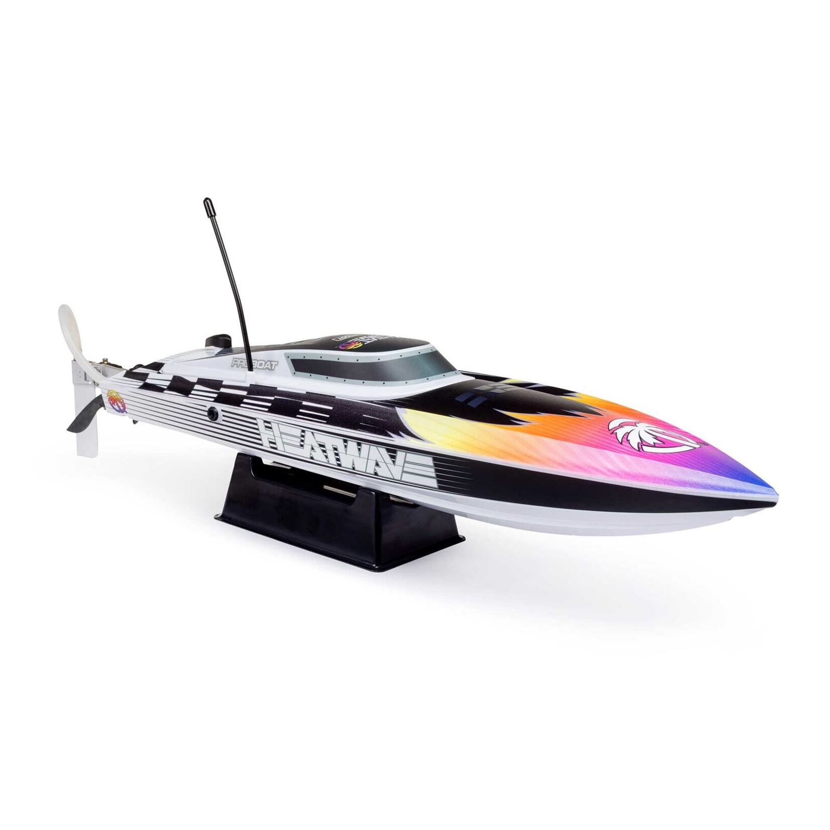 Pro Boat PRB08053T2 - Recoil 2 18" Self-Righting Deep-V Brushless Boat - Heatwave