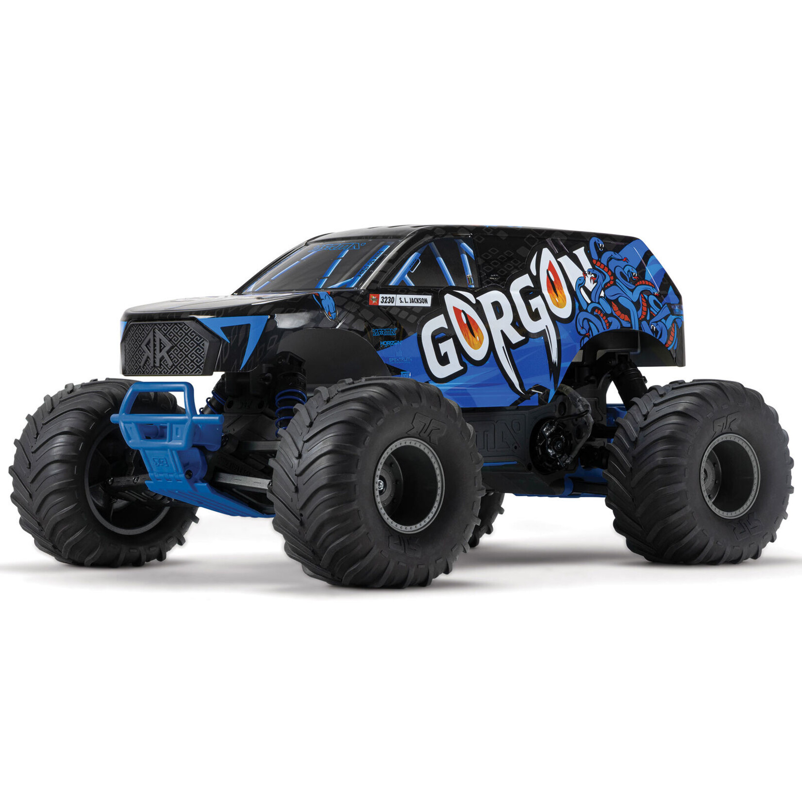 Arrma 1/10 Gorgon 2WD Monster Truck, RTR (No Battery) - Blue