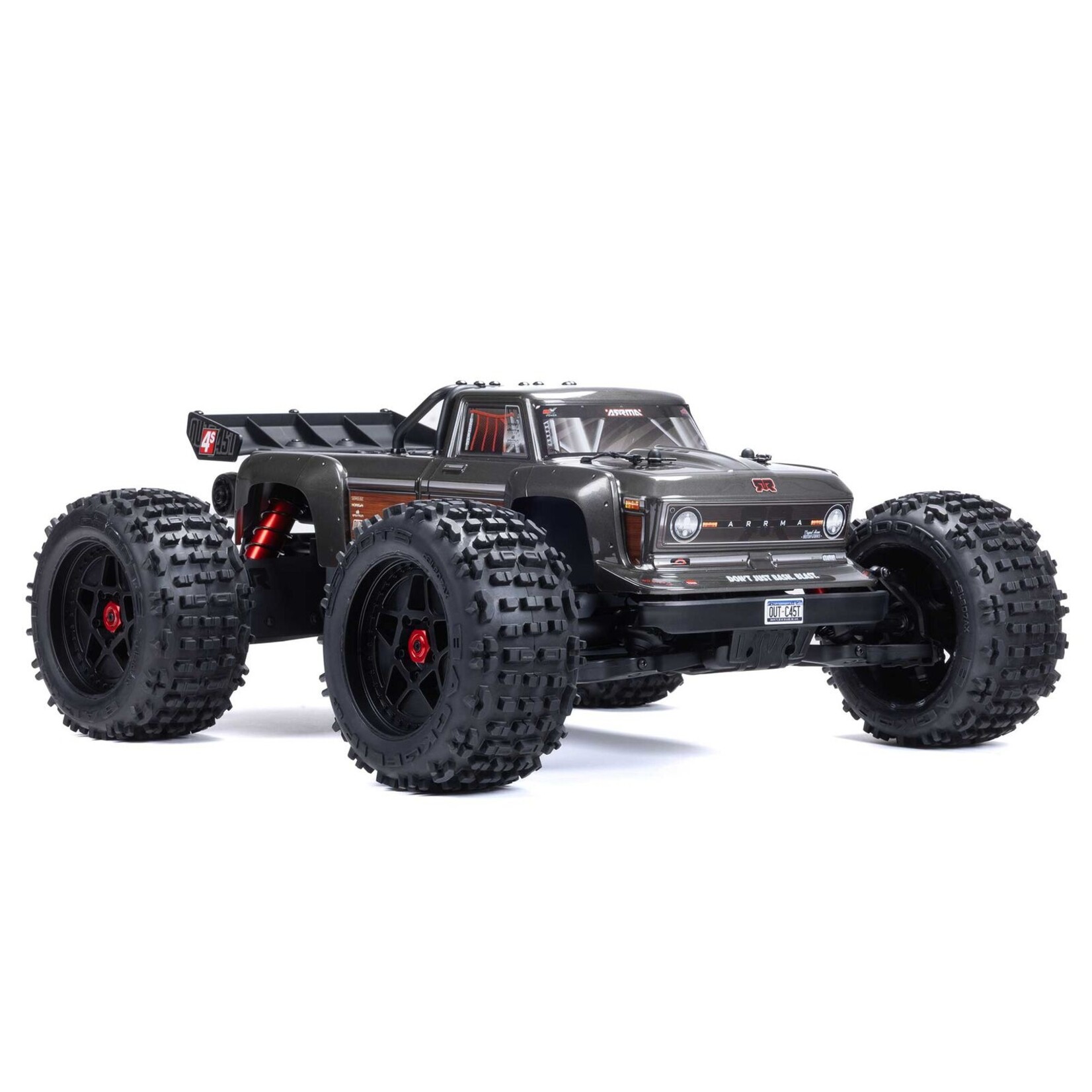 Arrma 1/10 Outcast 4x4 4S V2 BLX Stunt Truck - Gunmetal