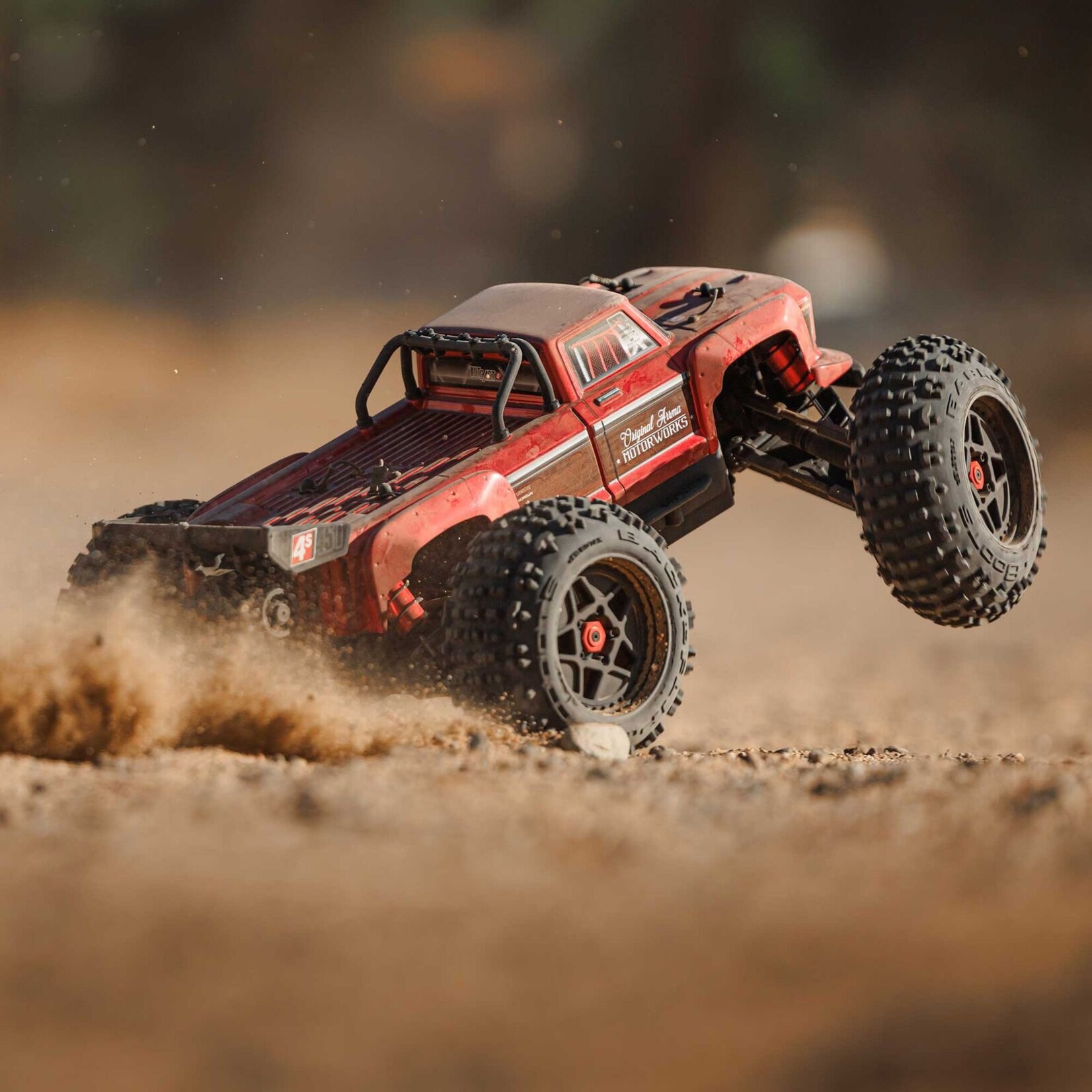 Arrma 1/10 Outcast 4x4 4S V2 BLX Stunt Truck - Red