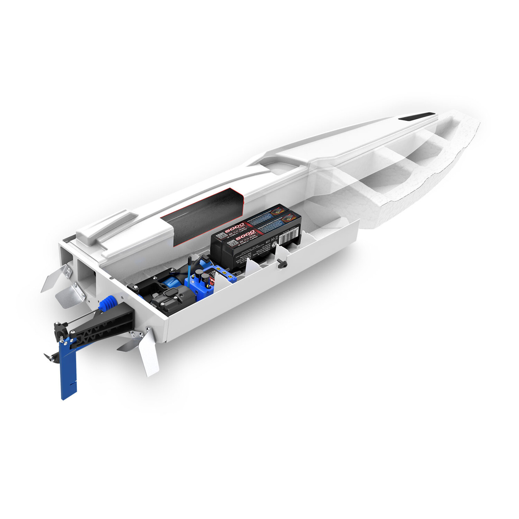 Traxxas 1030764RED - Spartan 36" SR Boat - Red