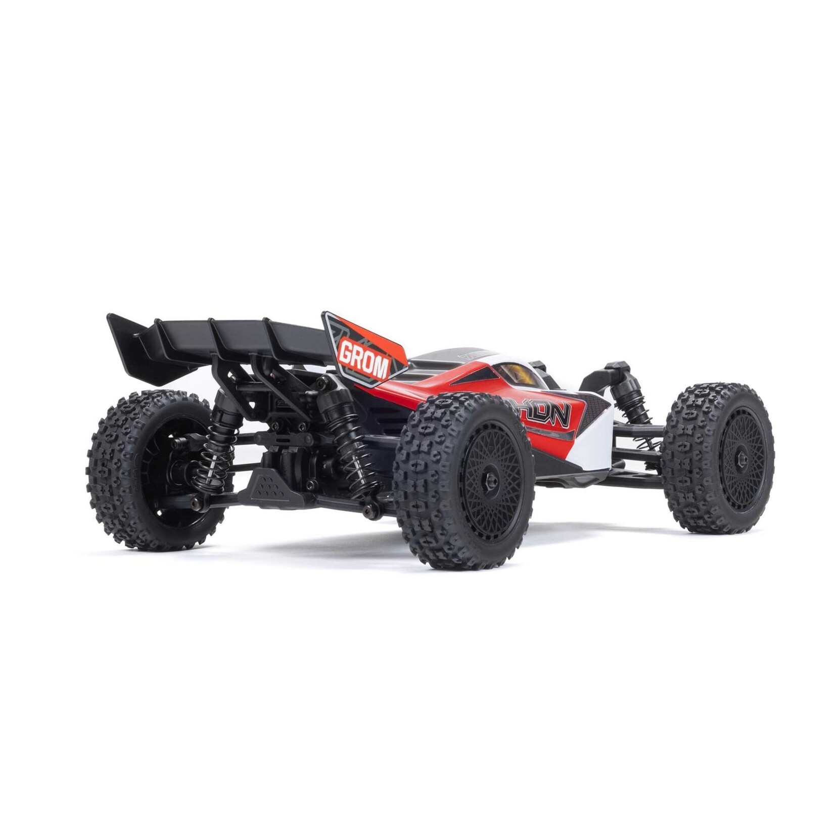 Arrma 1/18 Typhon GROM MEGA 380 Brushed 4X4 Monster Truck, RTR - Red/White