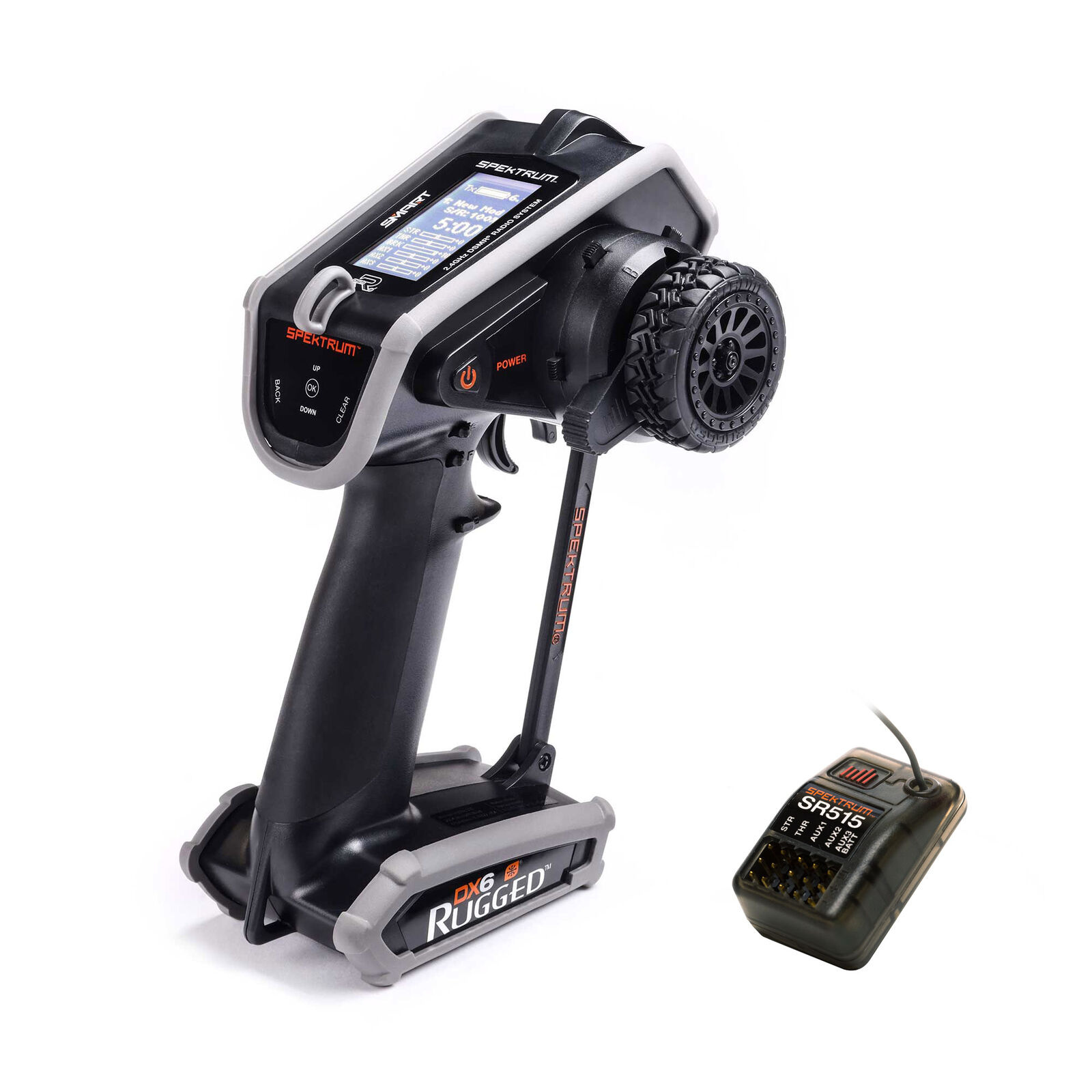 Spektrum SPM6215 - DX6 Rugged Transmitter & SR515 Receiver - Black