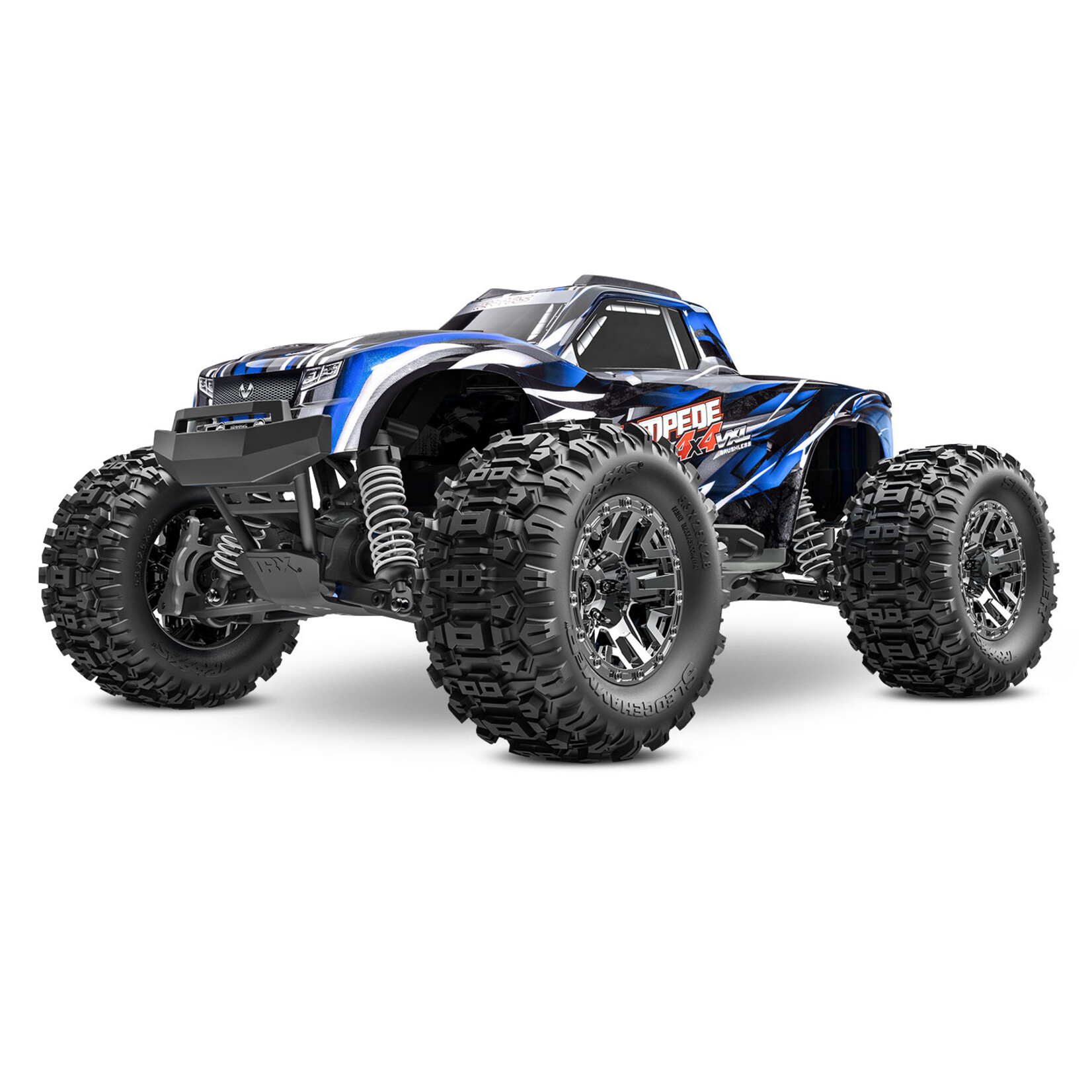 Traxxas 903764BLUE - Stampede 4x4 VXL HD - Blue