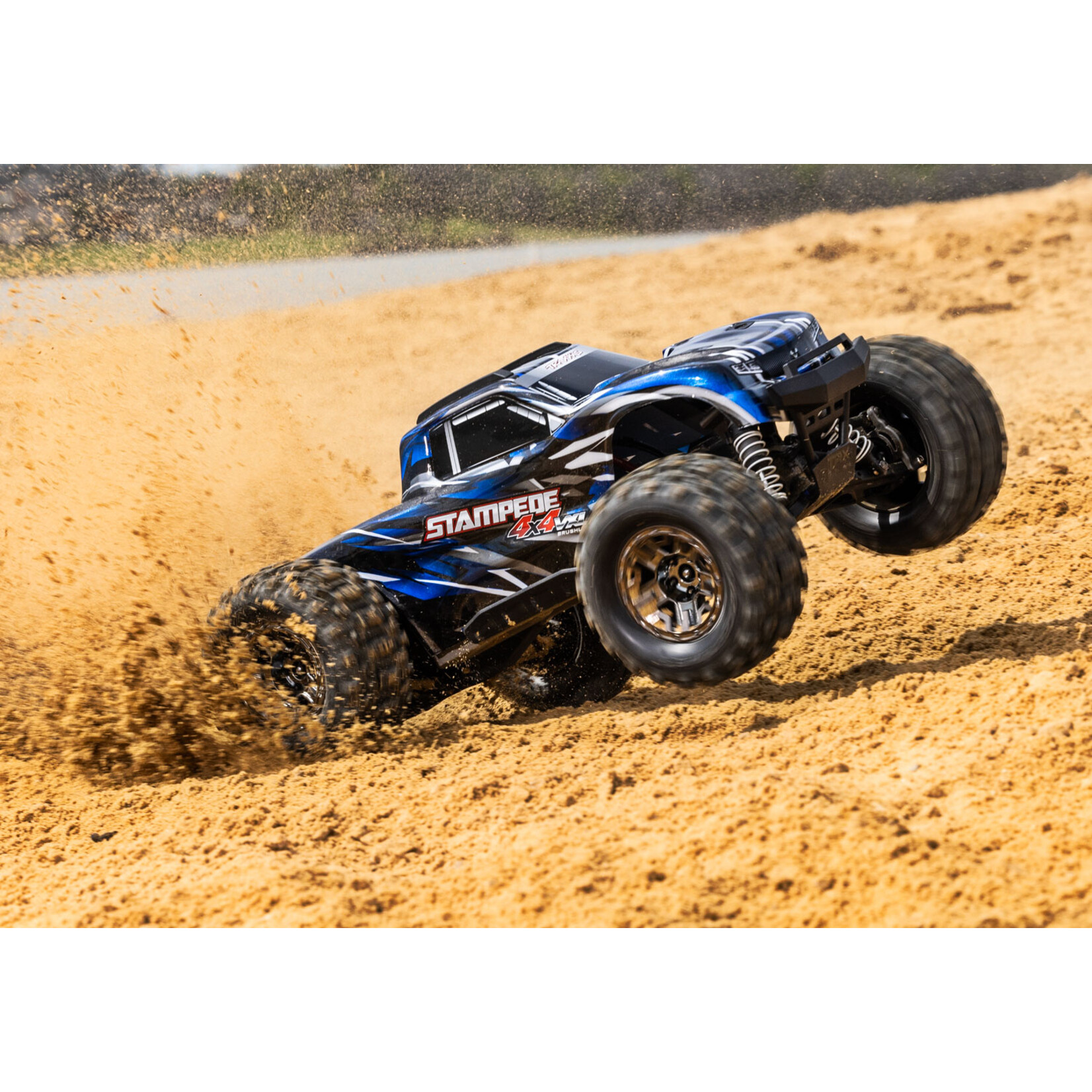 Traxxas 903764BLUE - Stampede 4x4 VXL HD - Blue