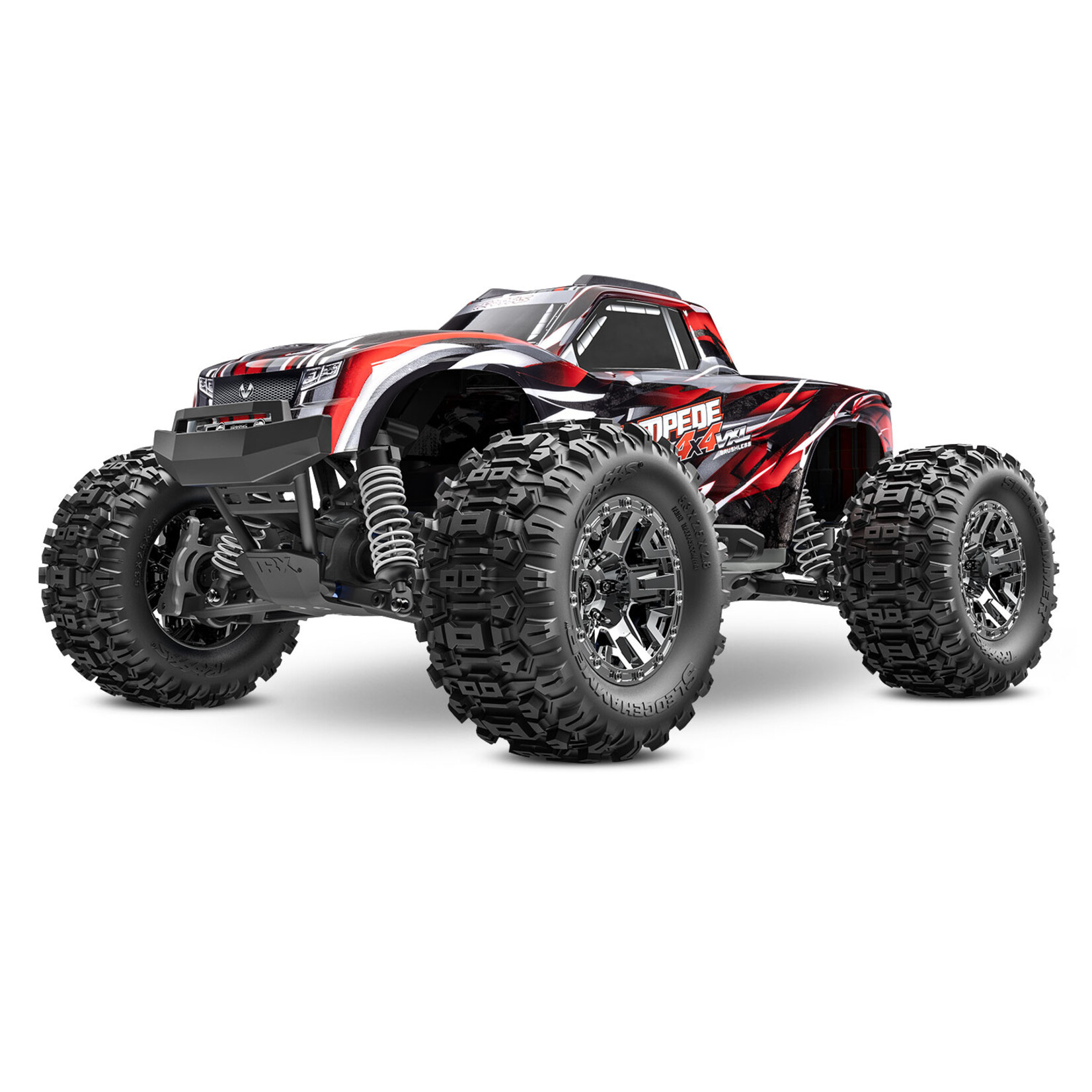 Traxxas 903764RED - Stampede 4x4 VXL HD - Red
