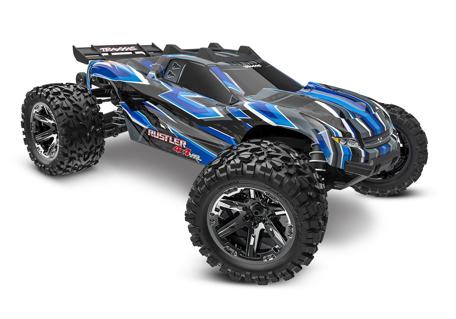 TRA 673764BLUE Rustler VXL 4x4 Blue - Hub Hobby