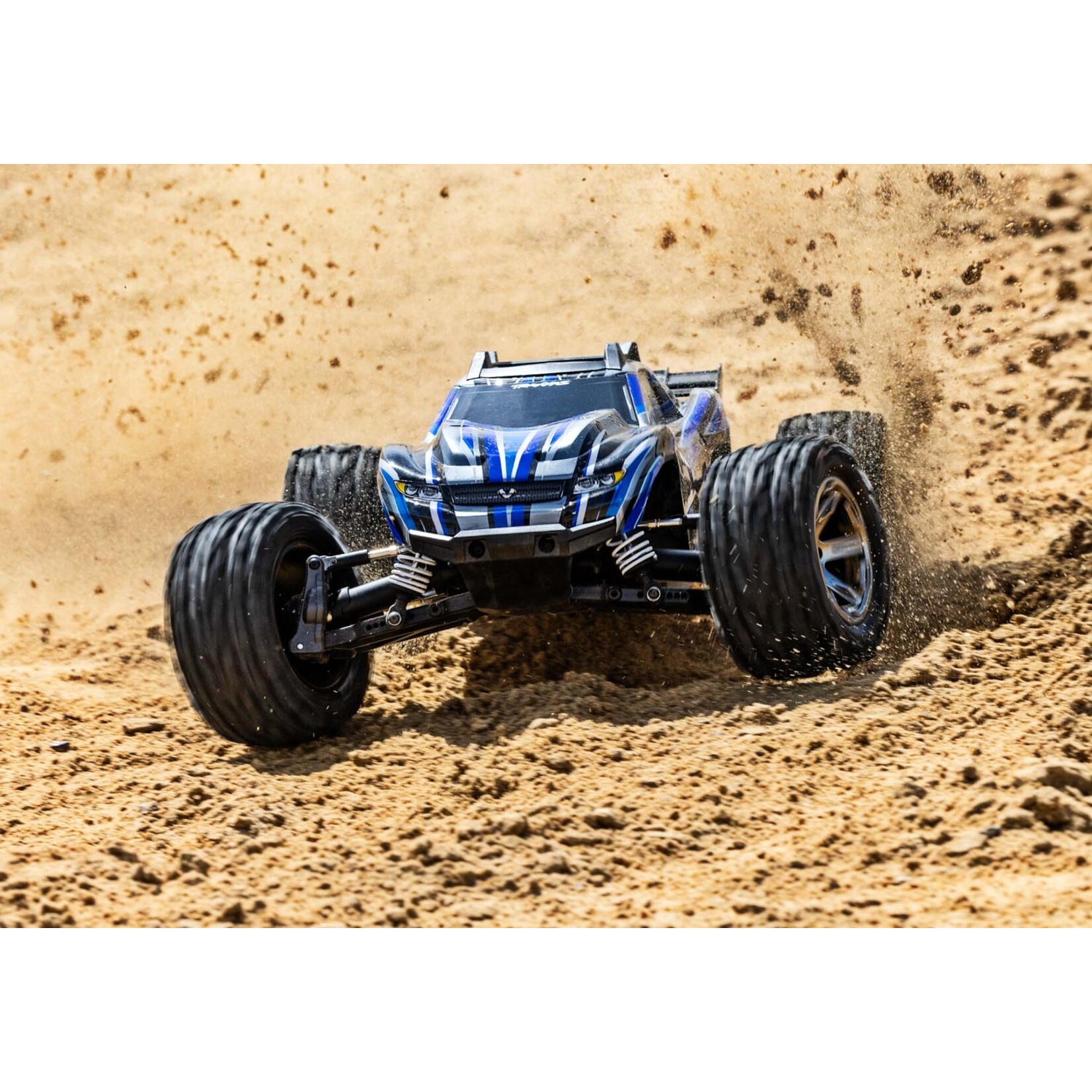Traxxas 673764BLUE - Rustler VXL 4X4 Stadium Truck - Blue