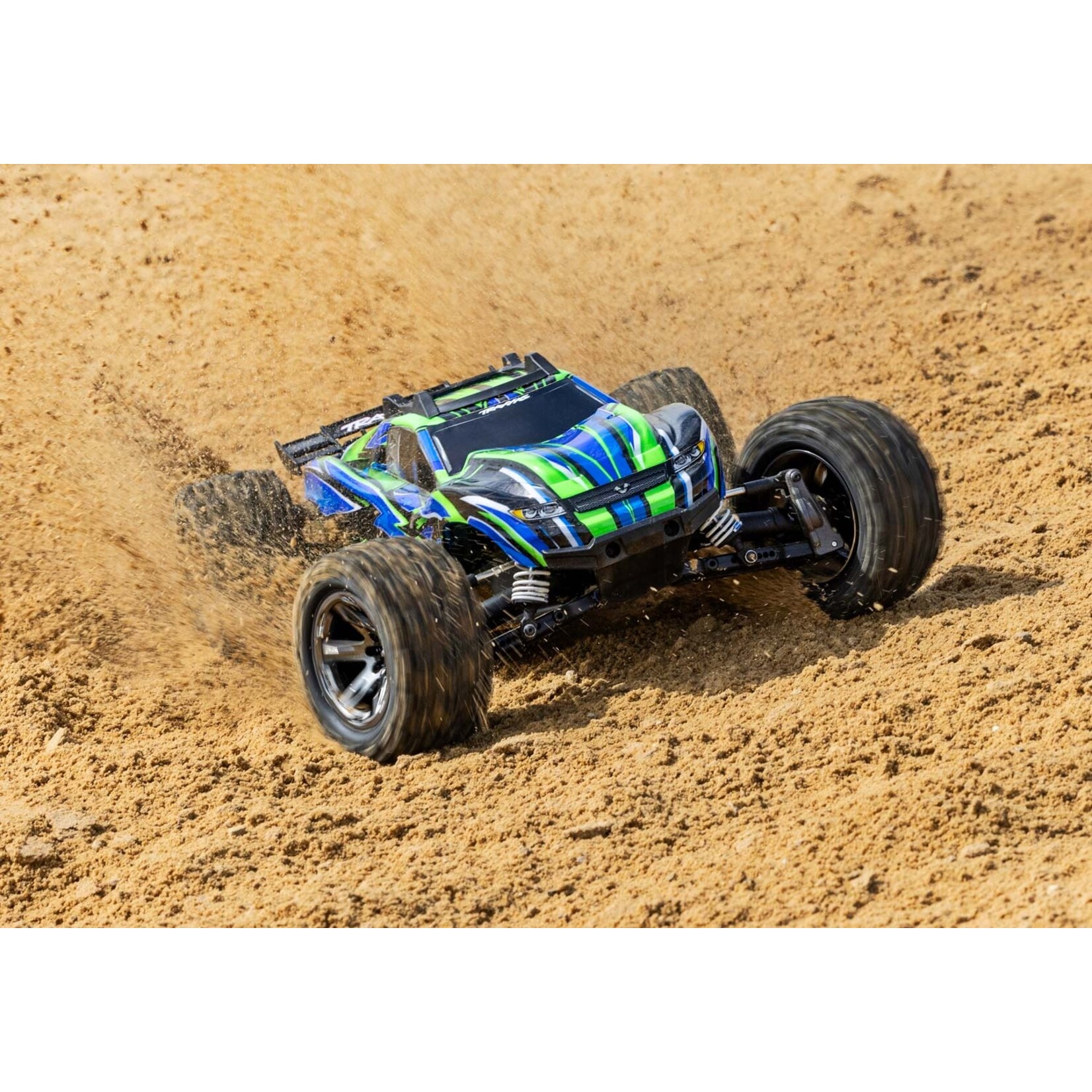 Traxxas 673764GRN - Rustler VXL 4X4 Stadium Truck - Green