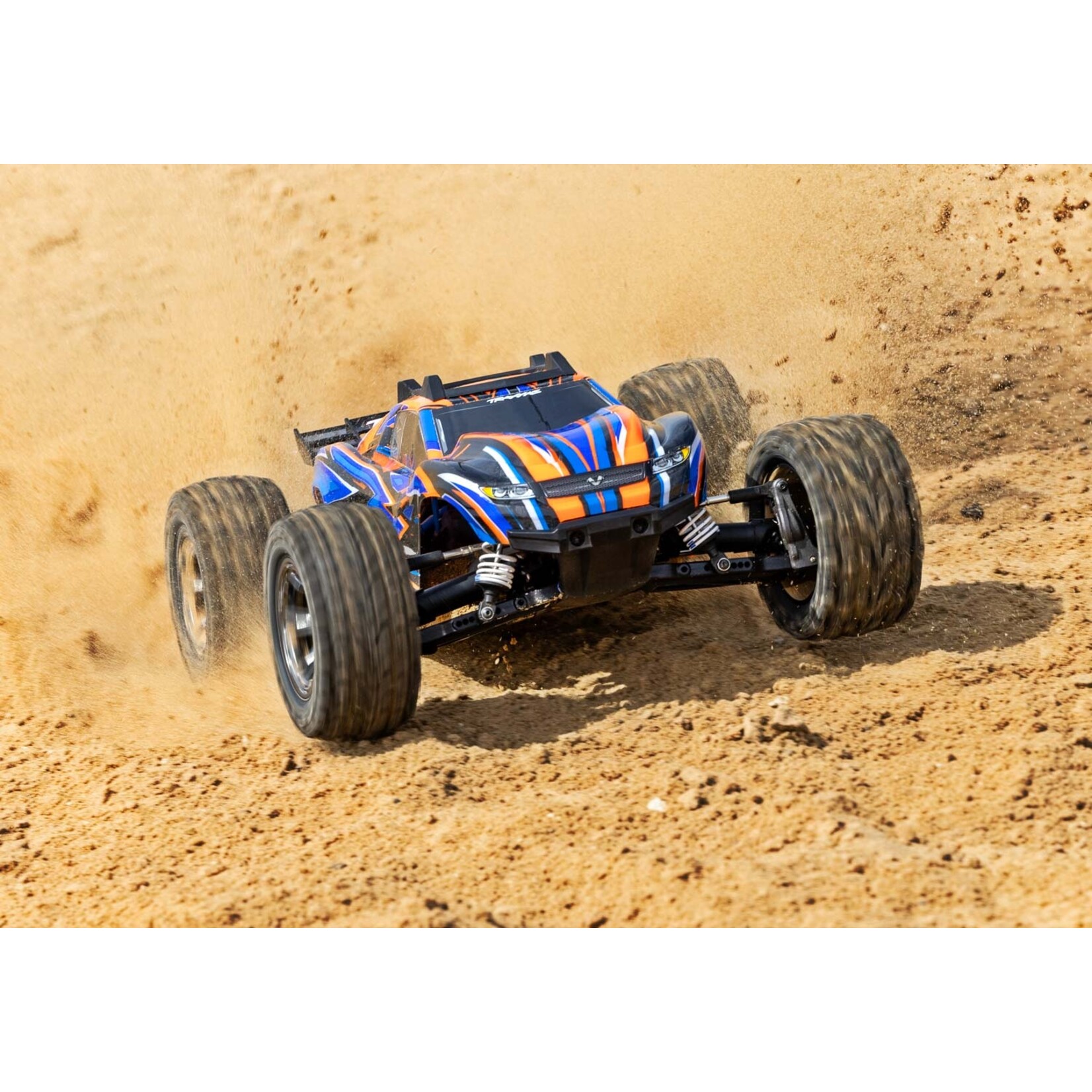 Traxxas 673764ORNG - Rustler VXL 4X4 Stadium Truck - Orange