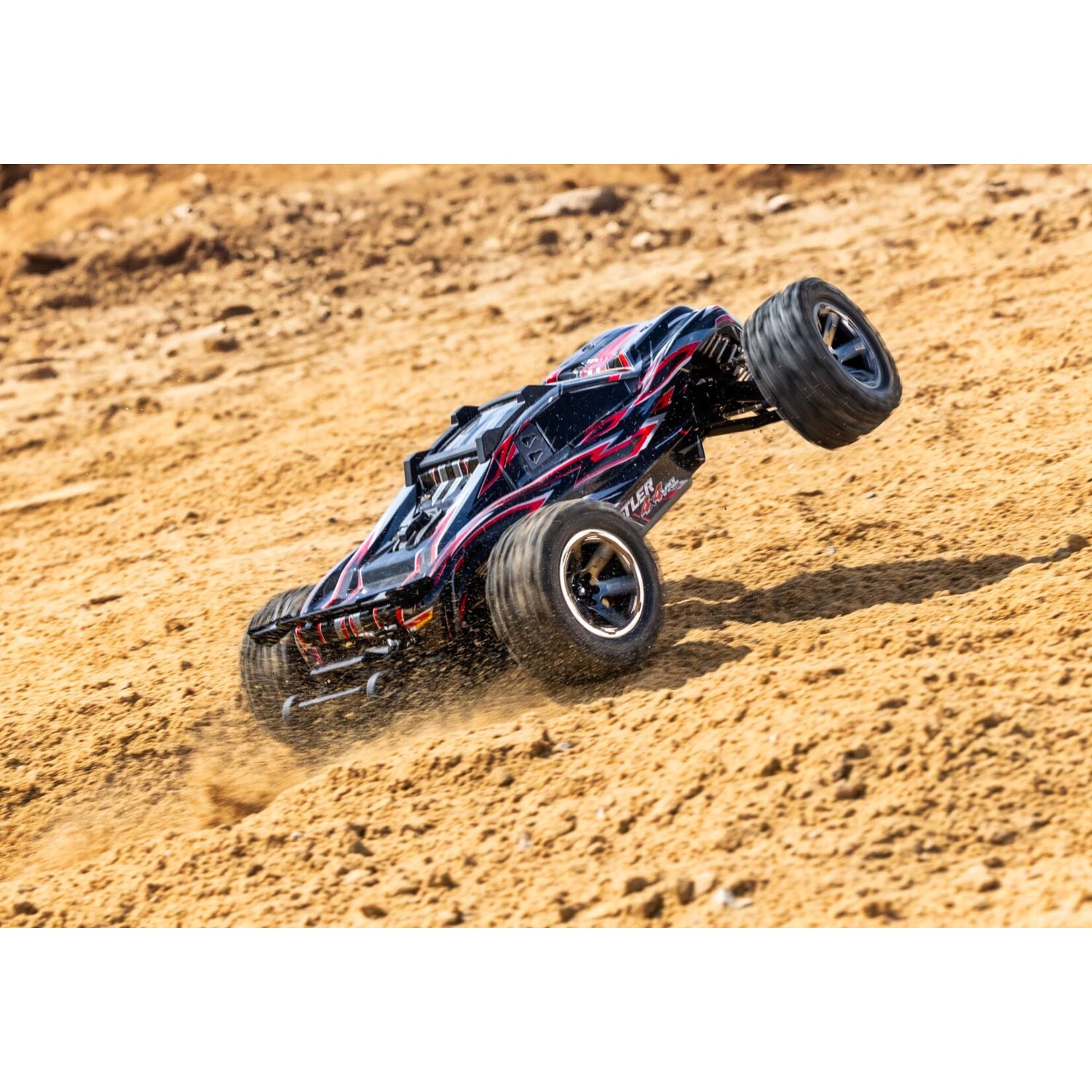 Traxxas 673764RED  - Rustler VXL 4X4 Stadium Truck - Red