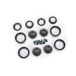 Traxxas 9881-BLK - 1" Wheels - Aluminum Black