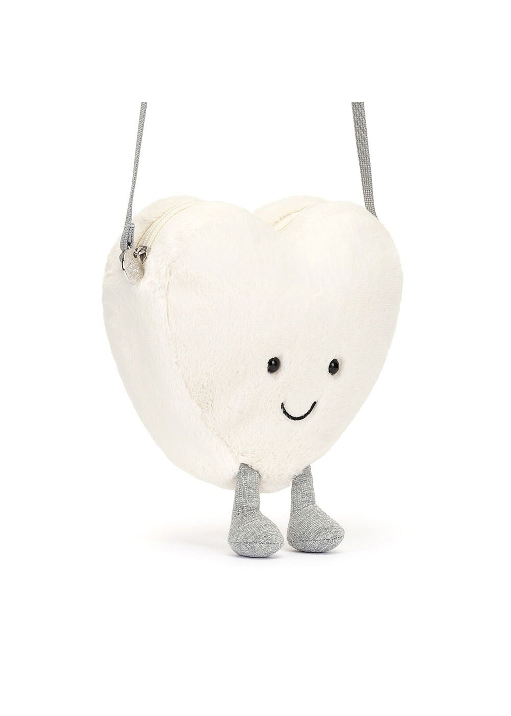 Jellycat Amuseable Cream Heart Bag