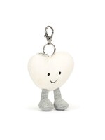 Jellycat Amuseable Cream Heart Bag Charm