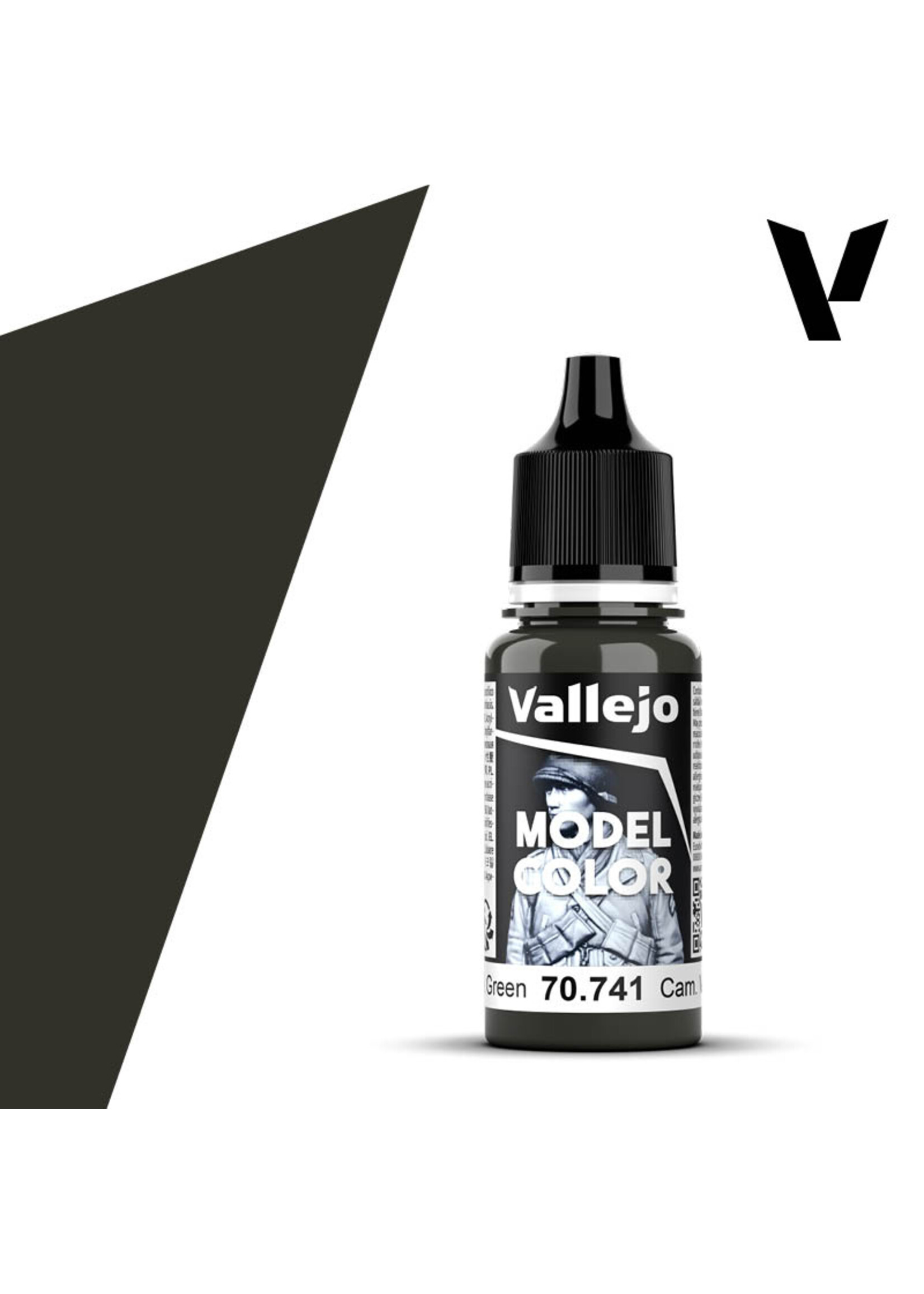 Vallejo 70.741 - Model Color Camo Black Green  (18ml)
