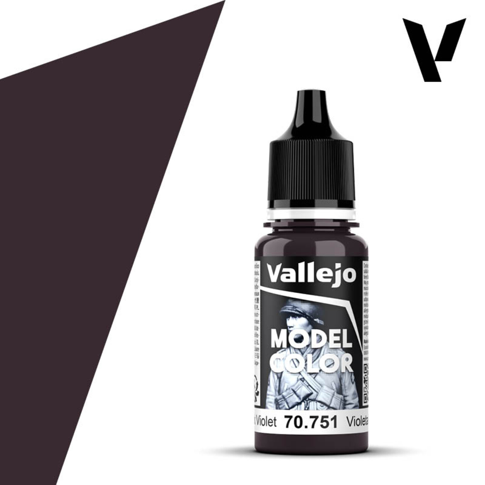 Vallejo 70.751 - Model Color Black Violet (18ml)