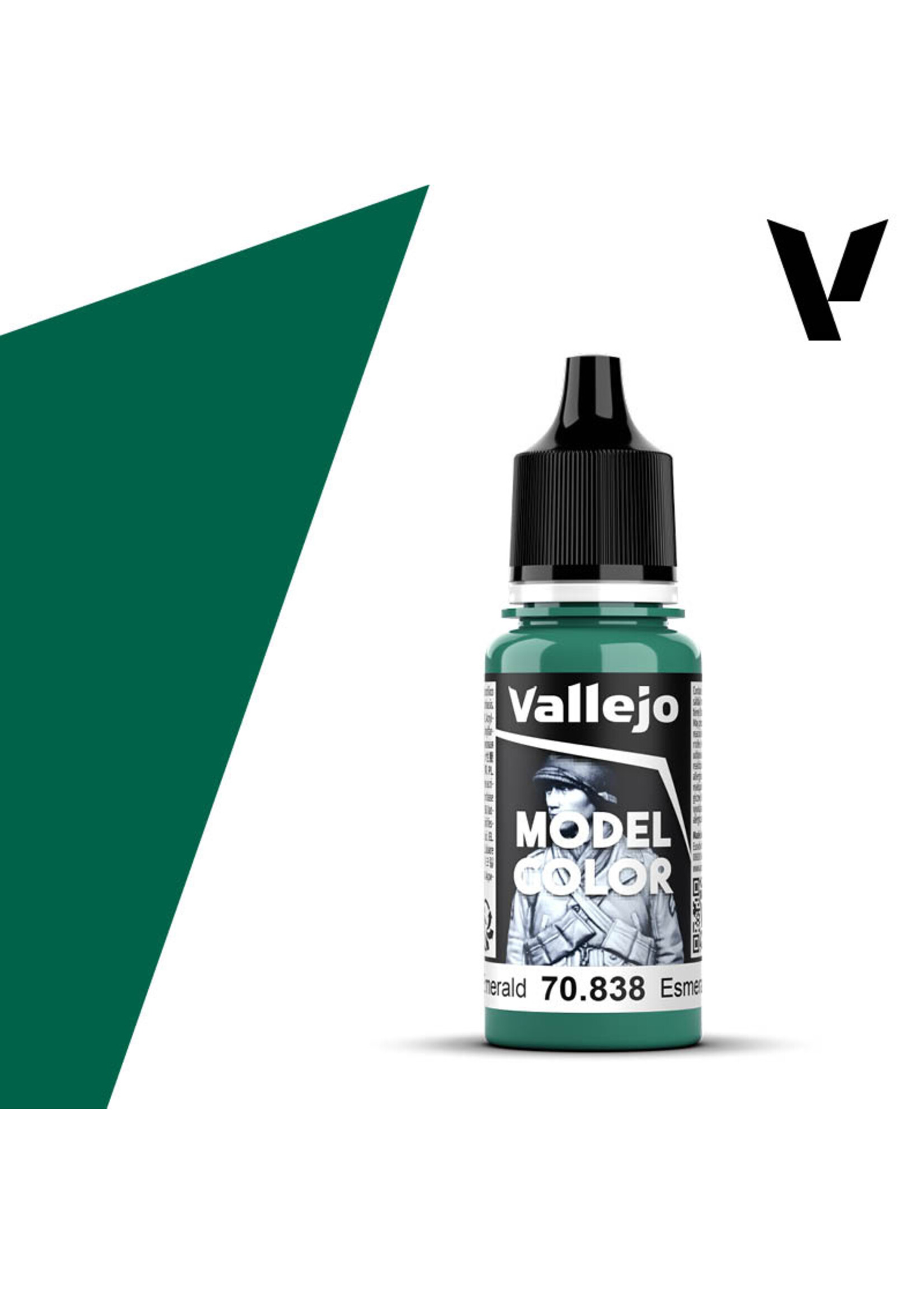 Vallejo 70.838 - Model Color Emerald Green (18ml)
