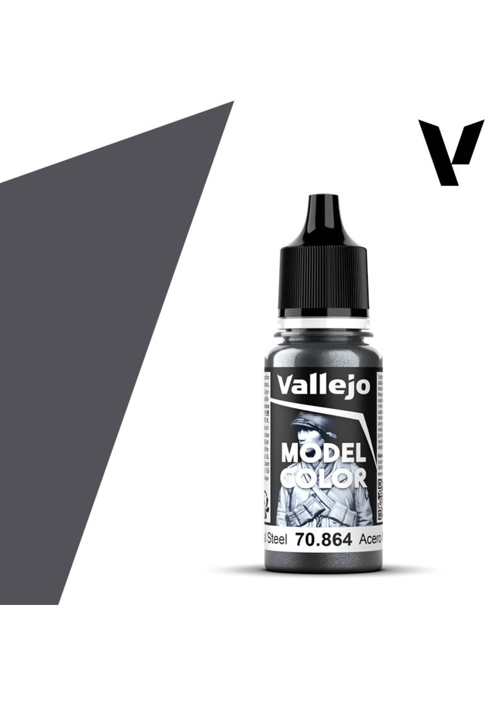 Vallejo 70.864 - Model Color Natural Steel (18ml)