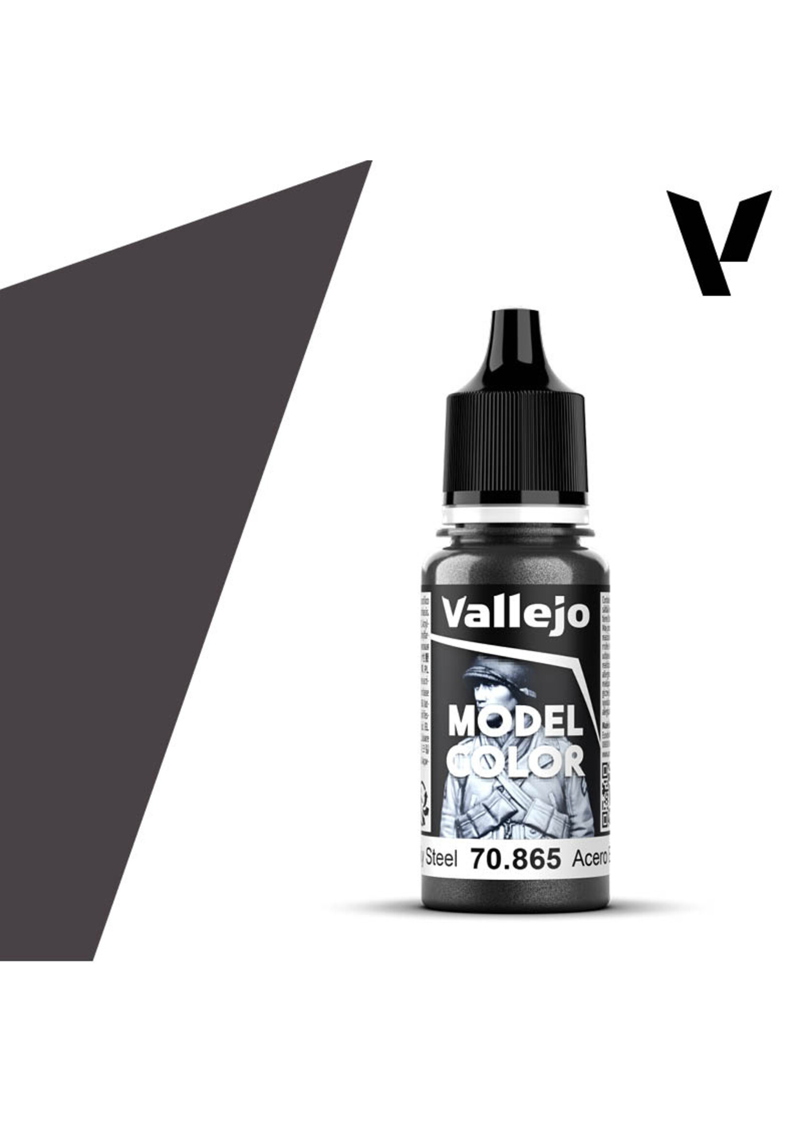 Vallejo 70.865 - Model Color Oily Steel (18ml)