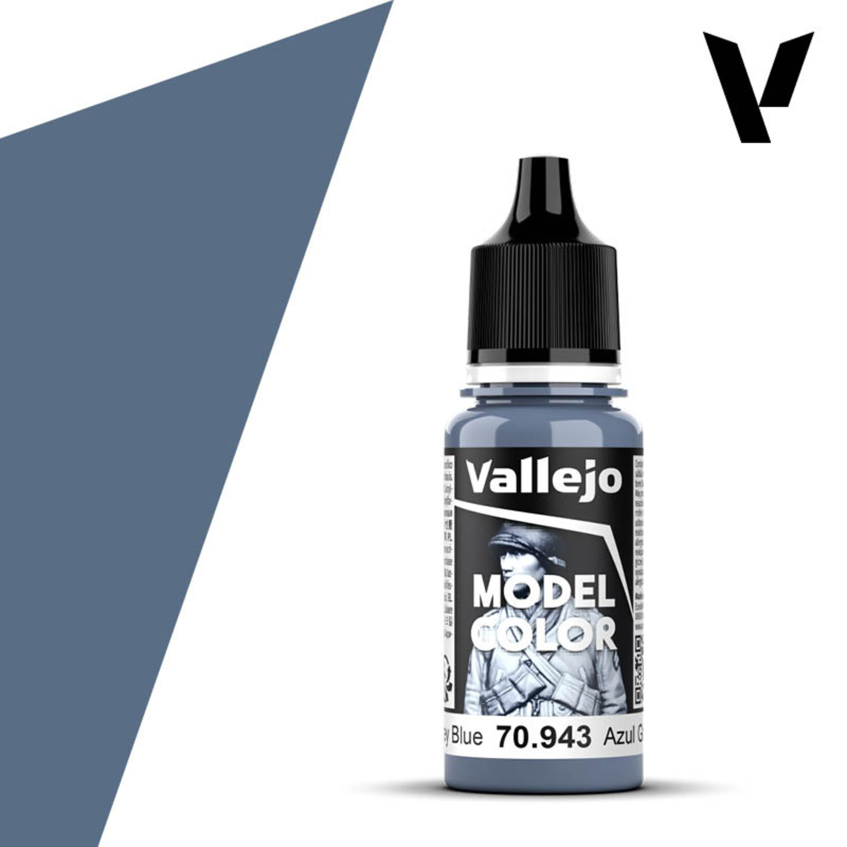Vallejo 70.943 - Model Color Grey Blue (18ml)