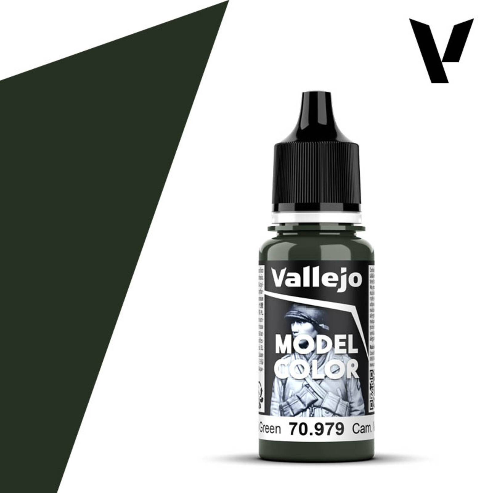Vallejo 70.979 - Model Color German Camouflage Dark Green (18ml)