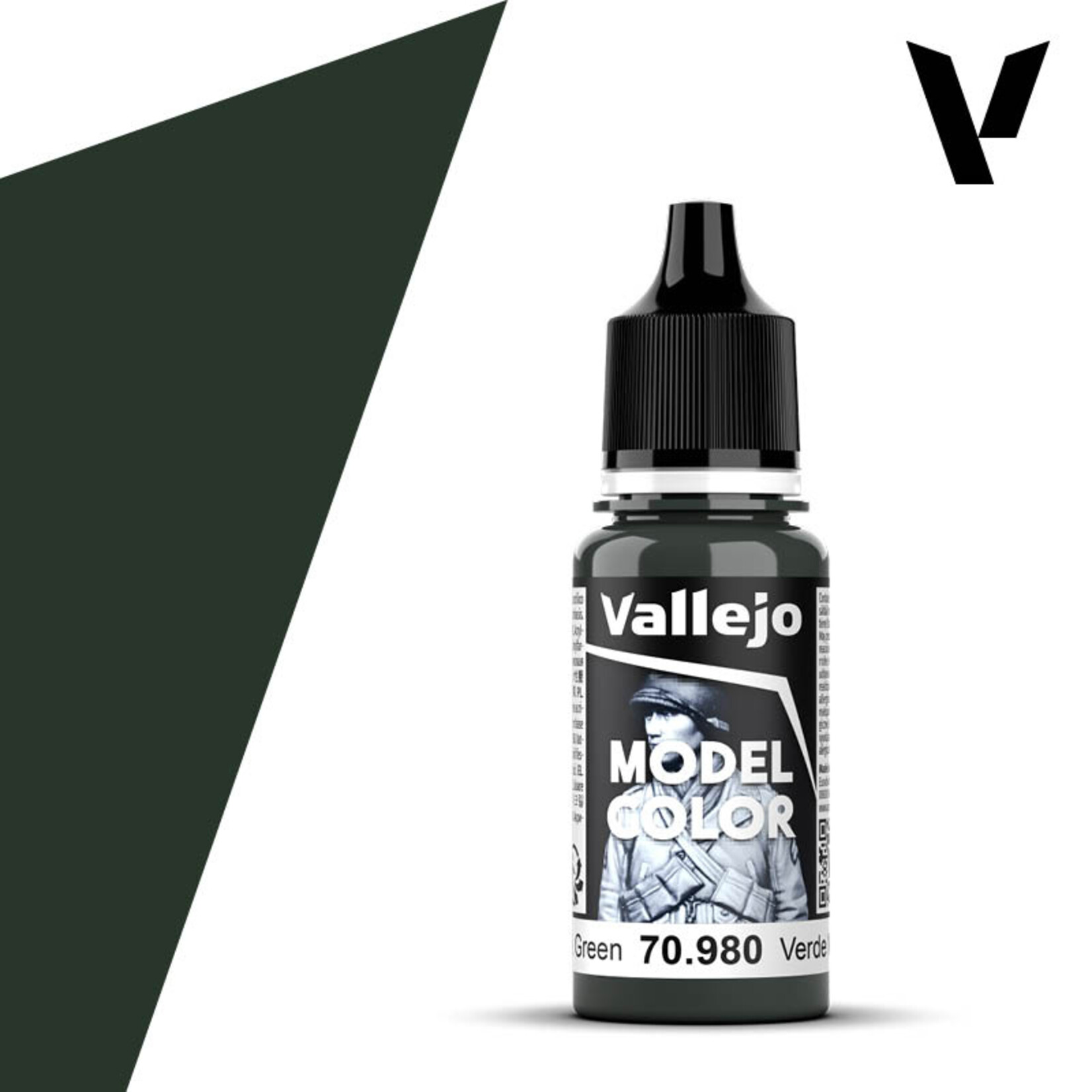 Vallejo Vallejo 70.980 - Model Color Black Green (18ml)