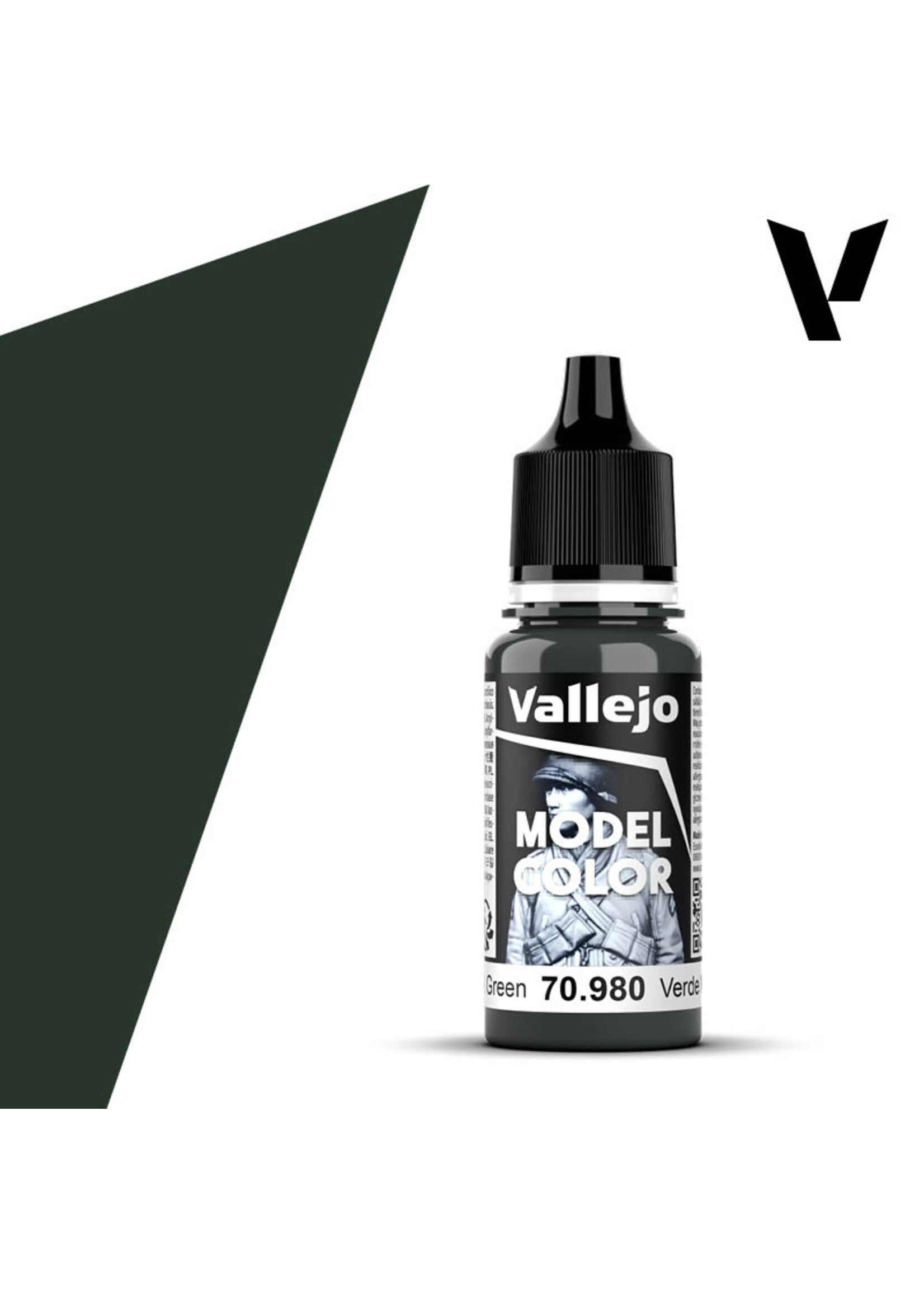 Vallejo Vallejo 70.980 - Model Color Black Green (18ml)