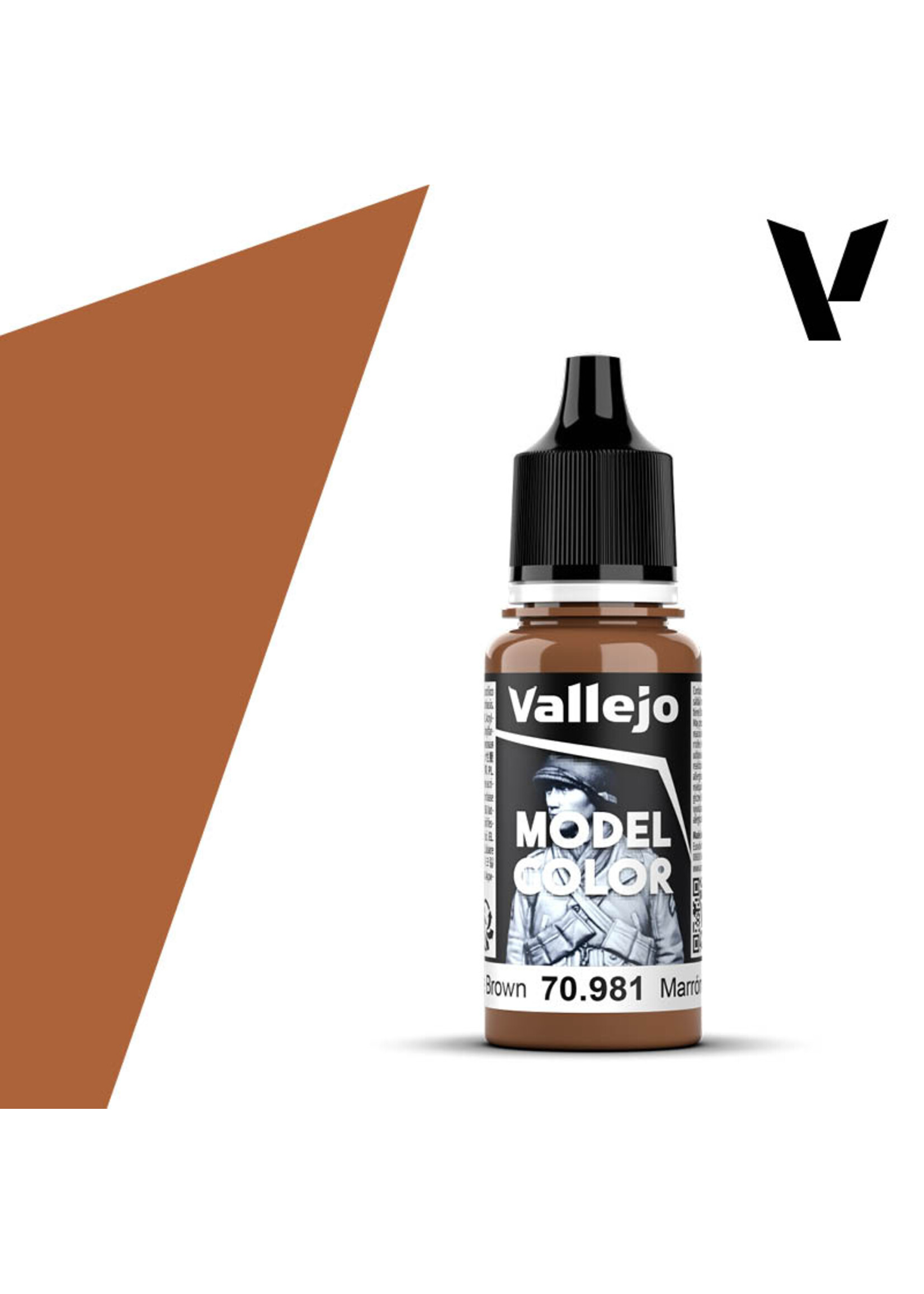 Vallejo 70.981 - Model Color Orange Brown (18ml)