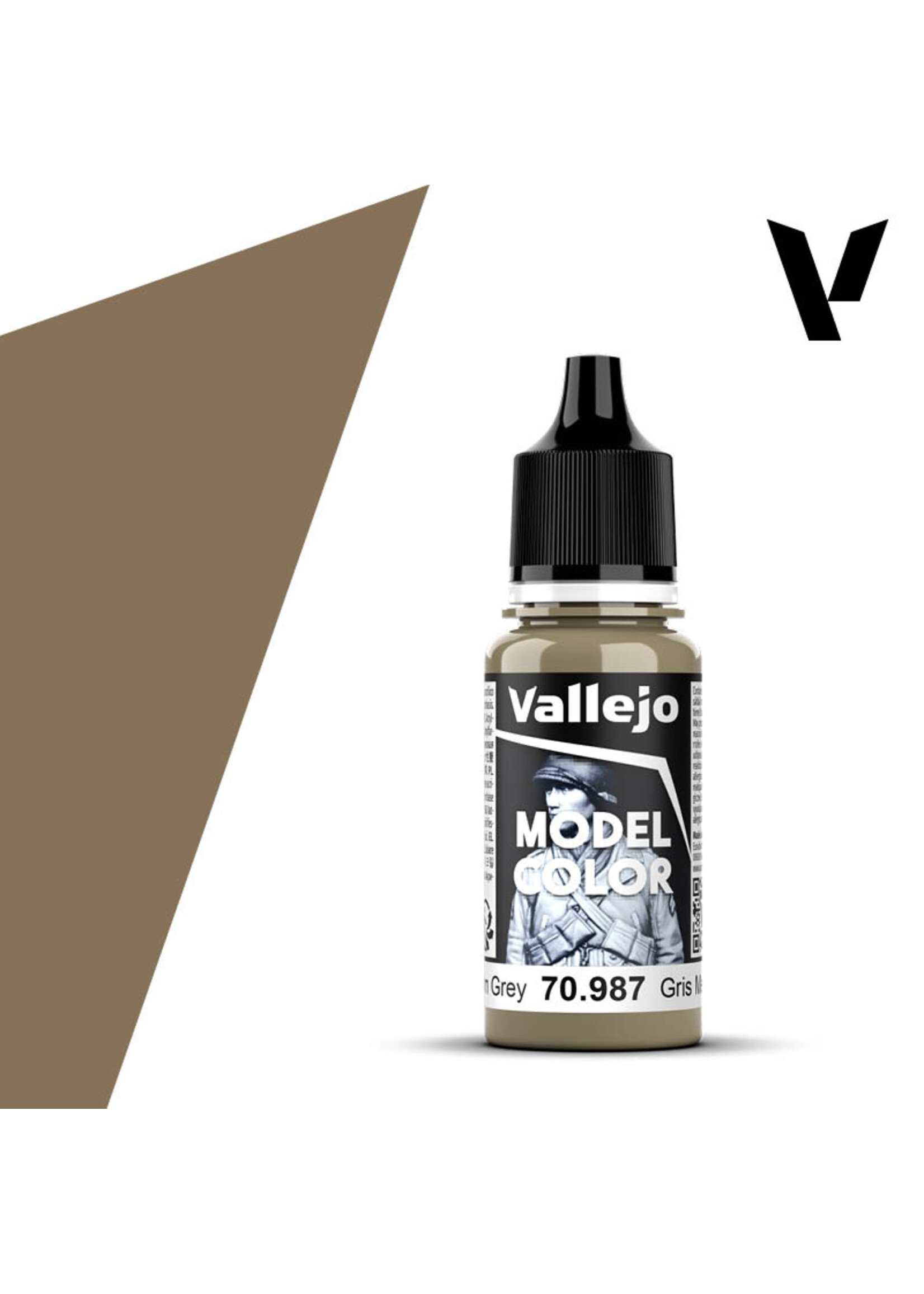 Vallejo 70.987 - Model Color Medium Grey (18ml)