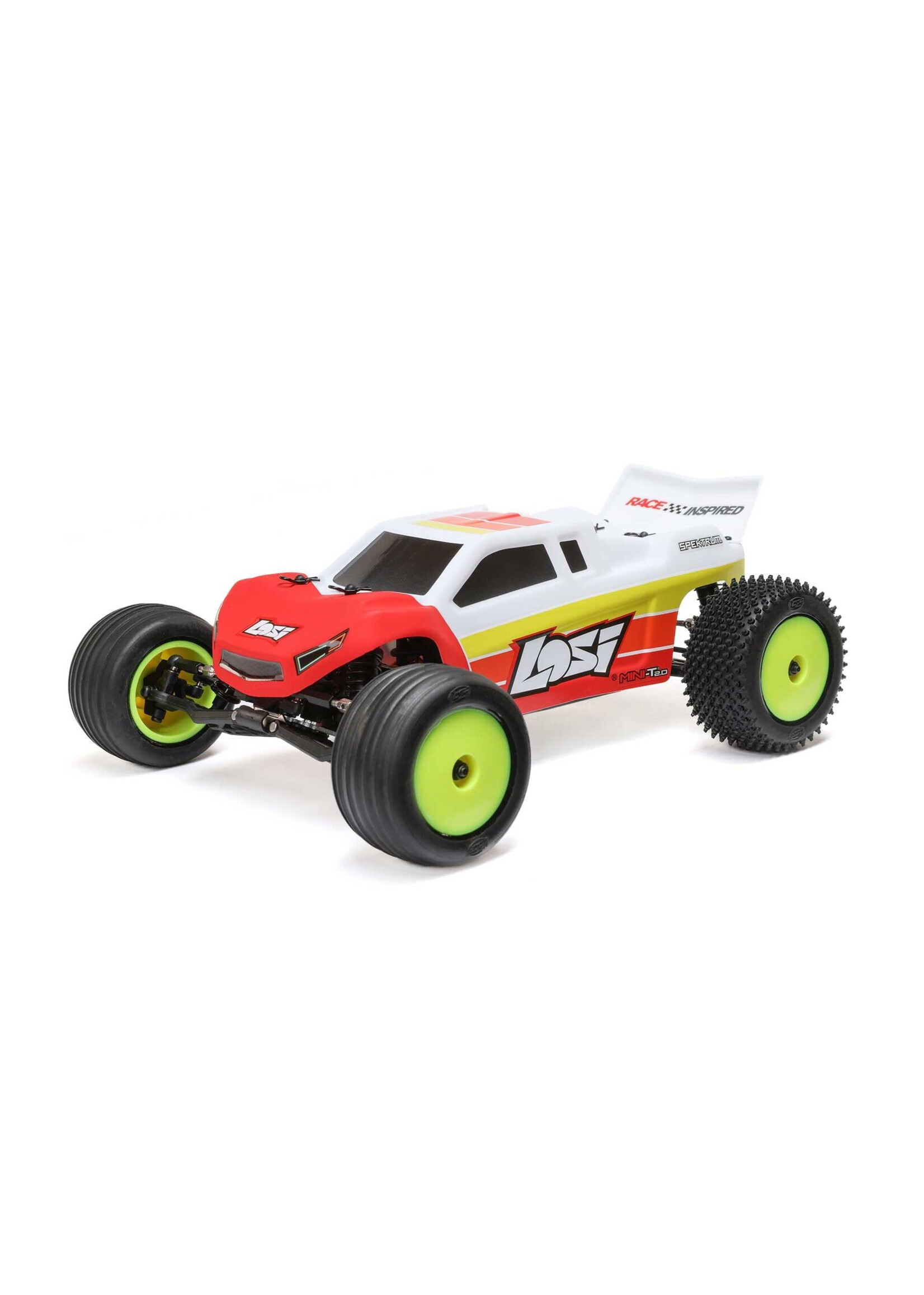 Losi 1/18 Mini-T 2.0 V2 2WD Stadium Truck RTR - Red