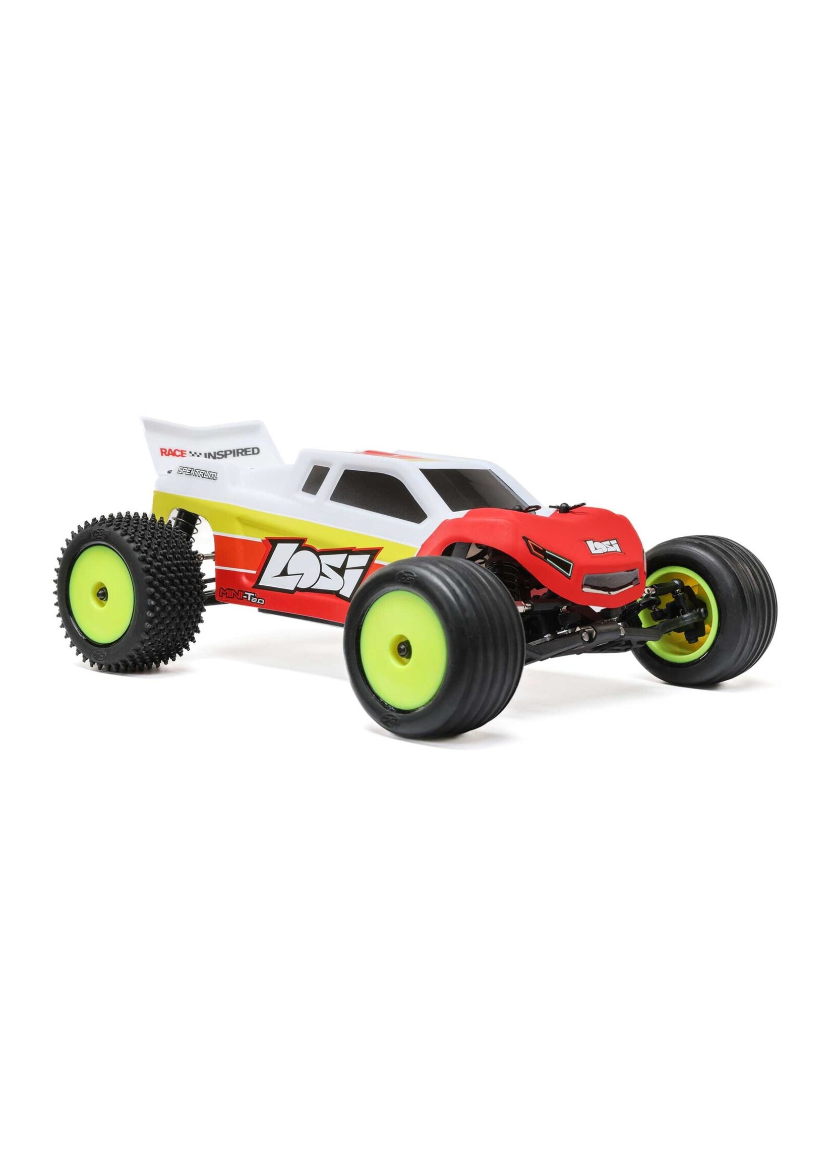 Losi 1/18 Mini-T 2.0 V2 2WD Stadium Truck RTR - Red