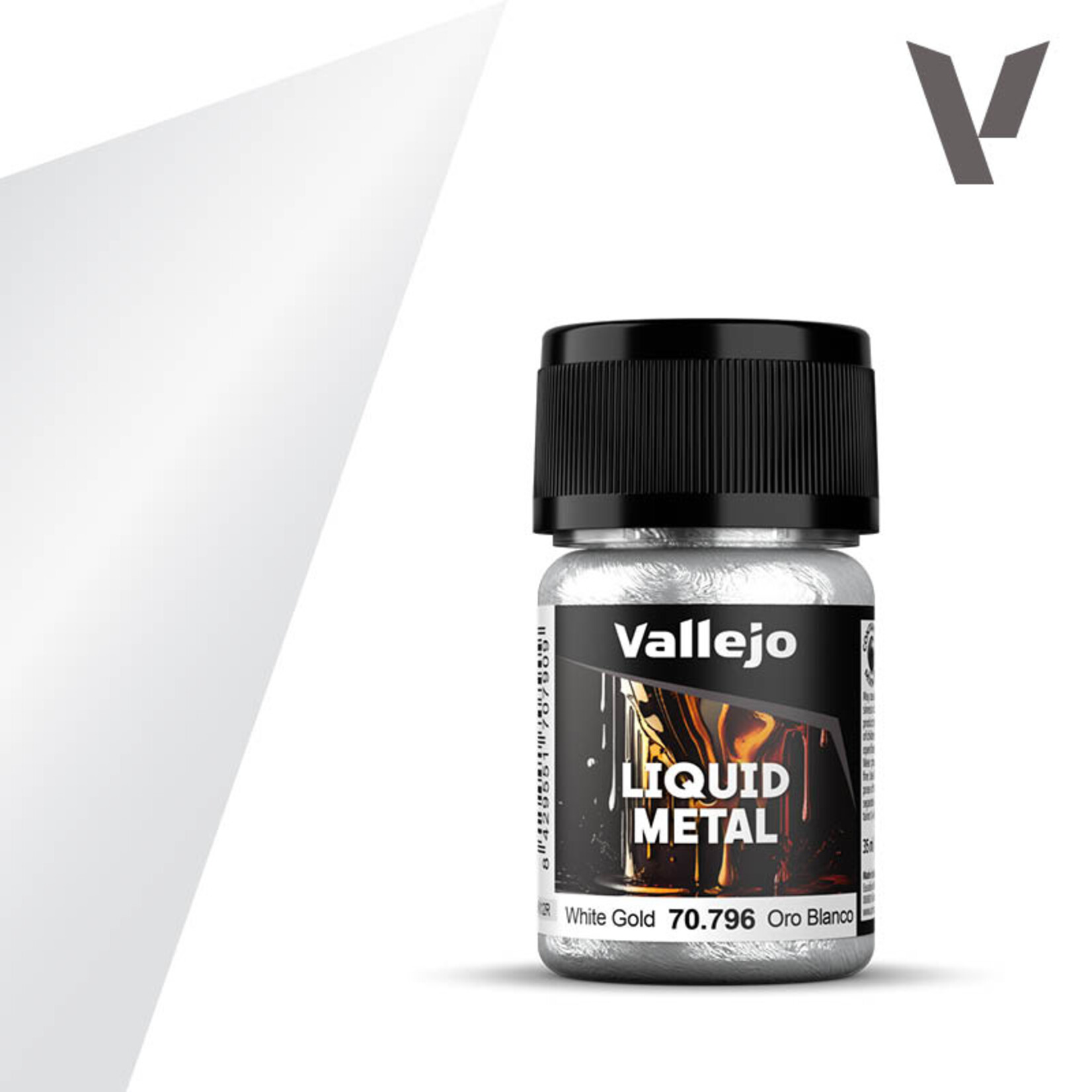 Vallejo VLJ 70.796 - Metallic Liquid White Gold (35ml)