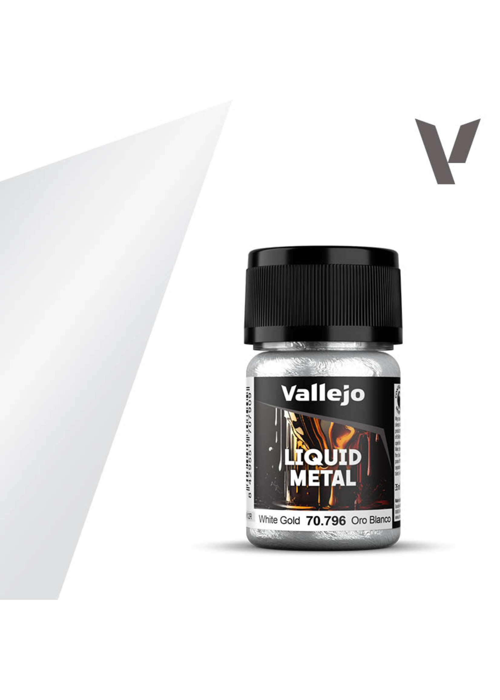 Vallejo VLJ 70.796 - Metallic Liquid White Gold (35ml)