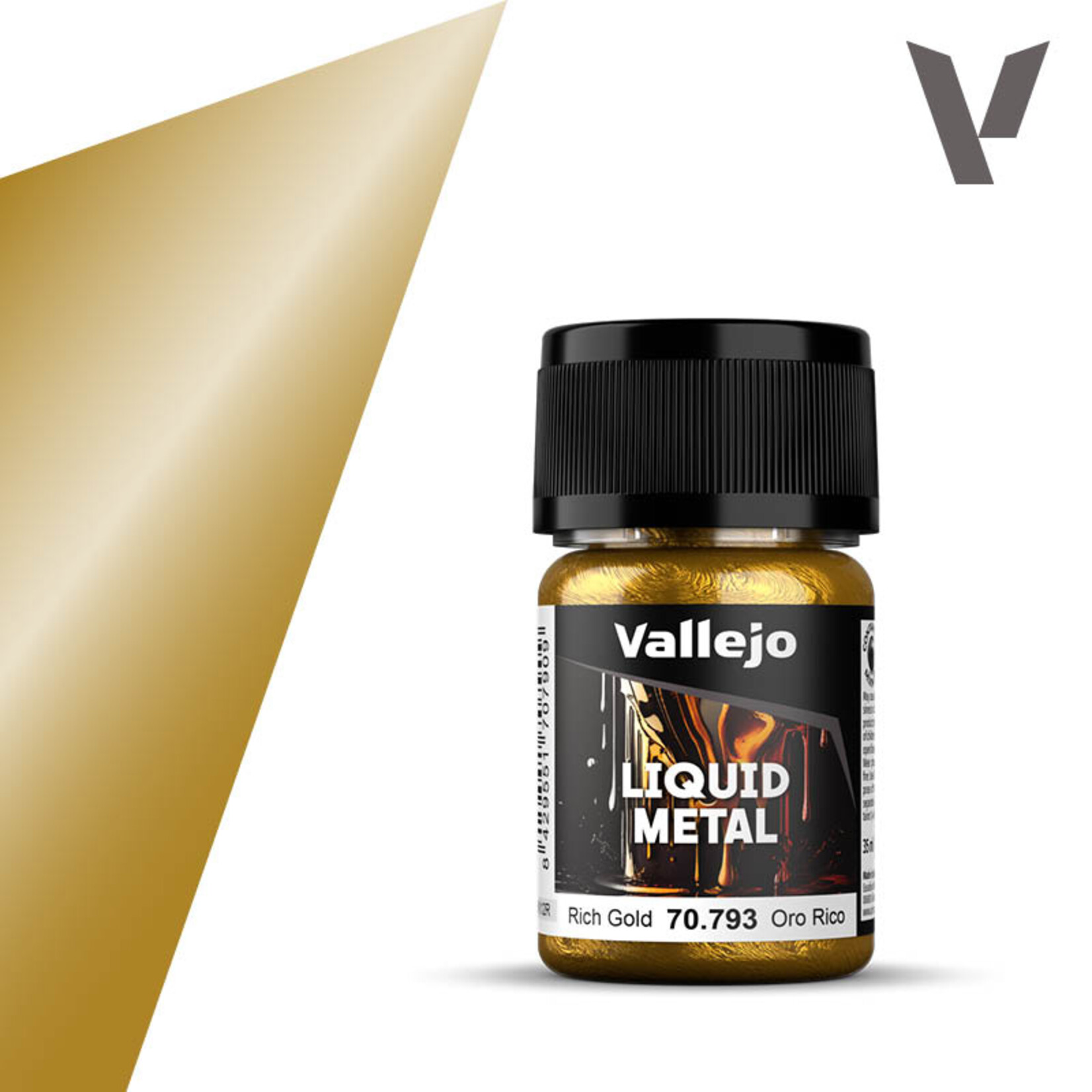 Vallejo VLJ 70.793 - Metallic Liquid Rich Gold (35ml)